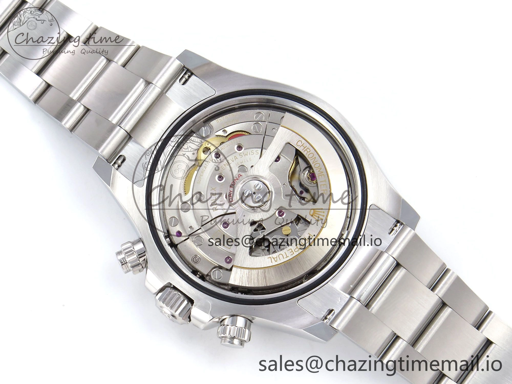 Daytona 126500 EWEF 1:1 Best Edition 904L Steel Black Dial on SS Bracelet SA4131