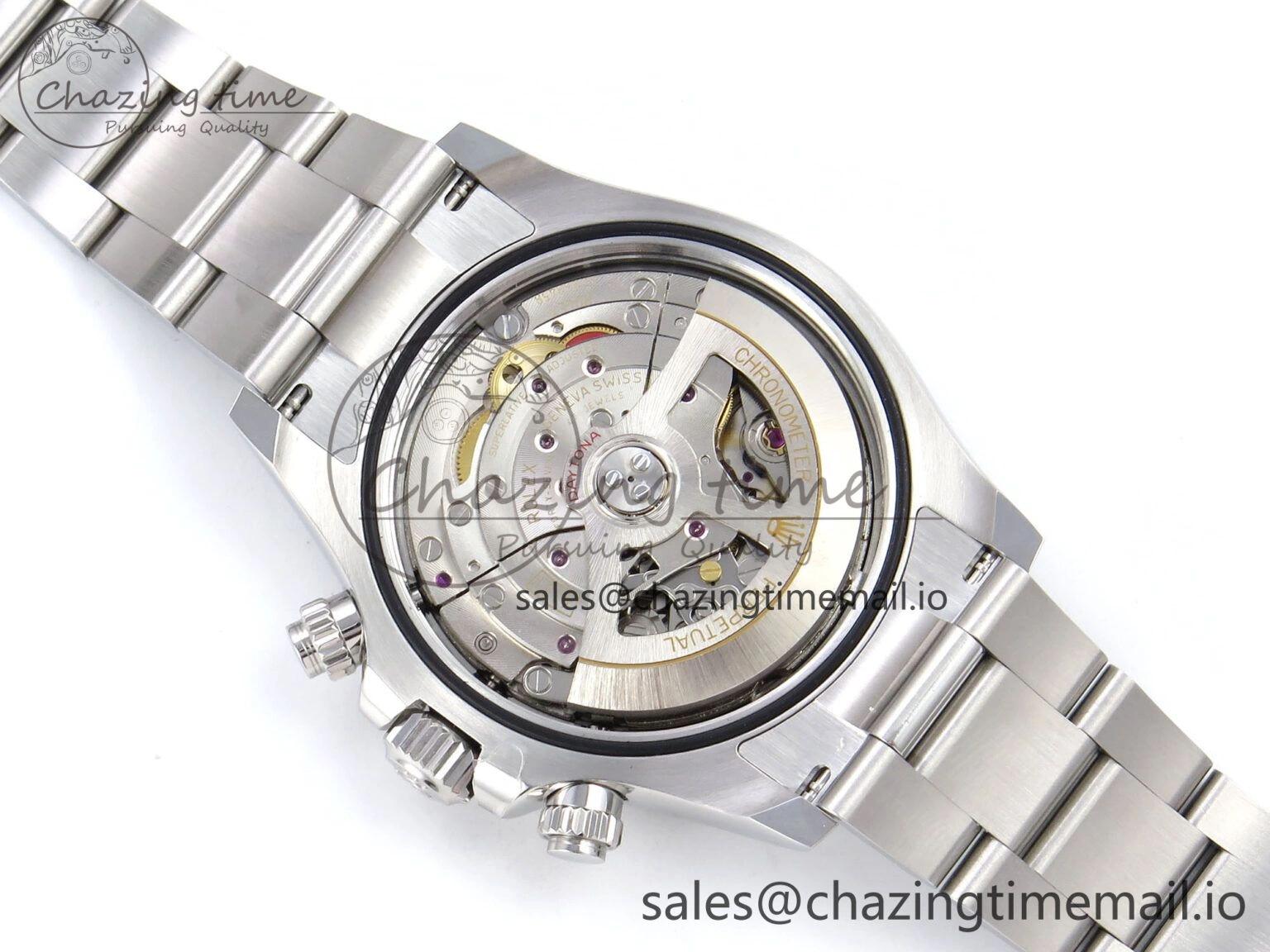 Daytona 126500 EWEF 1:1 Best Edition 904L Steel White Dial on SS Bracelet SA4131