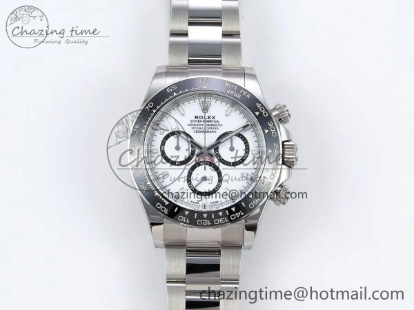 Daytona 126500 Panda Clean 1:1 Best Edition 904L SS Case and Bracelet White Dial DD4131