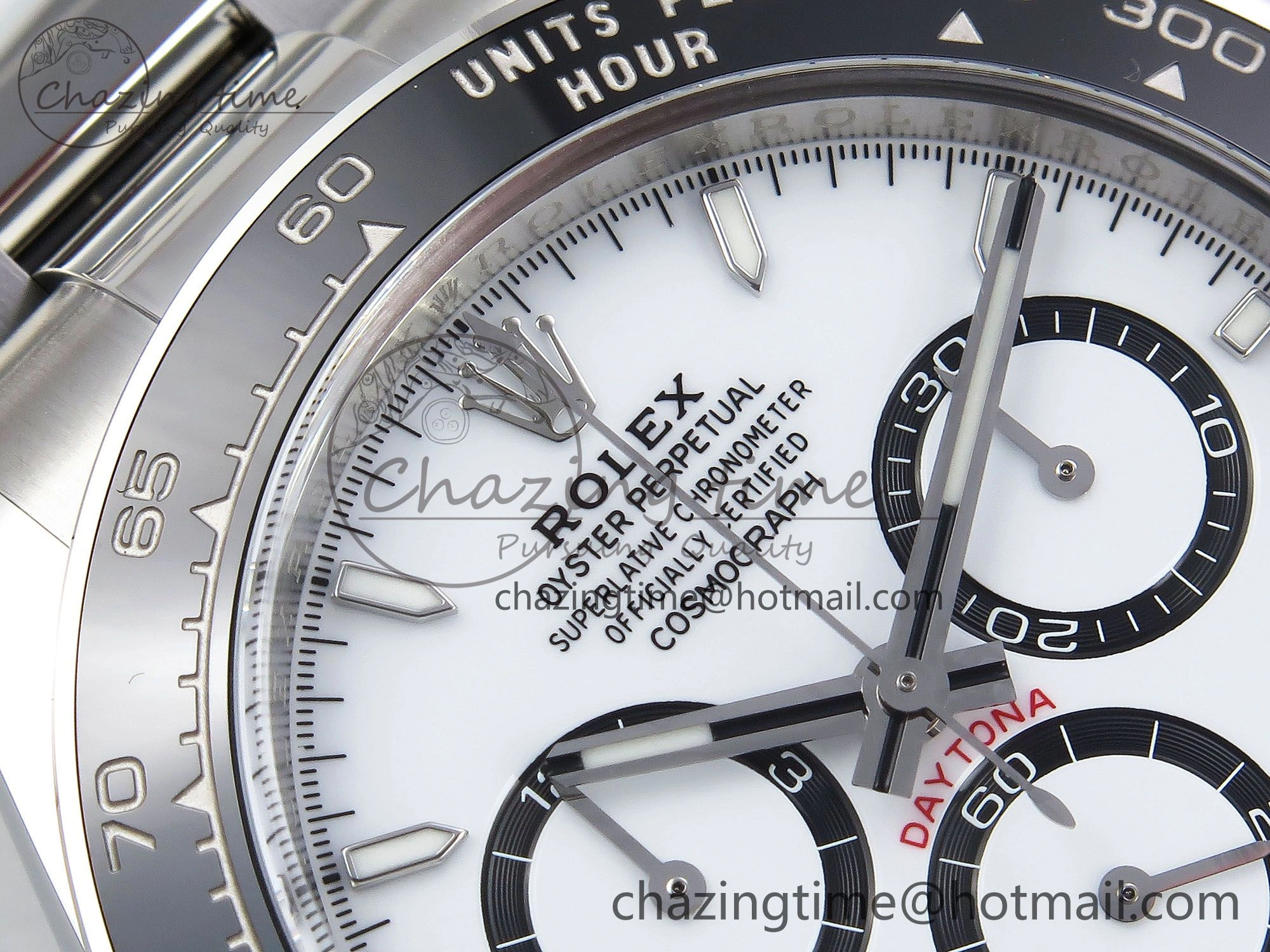 Daytona 126500 Panda Clean 1:1 Best Edition 904L SS Case and Bracelet White Dial DD4131