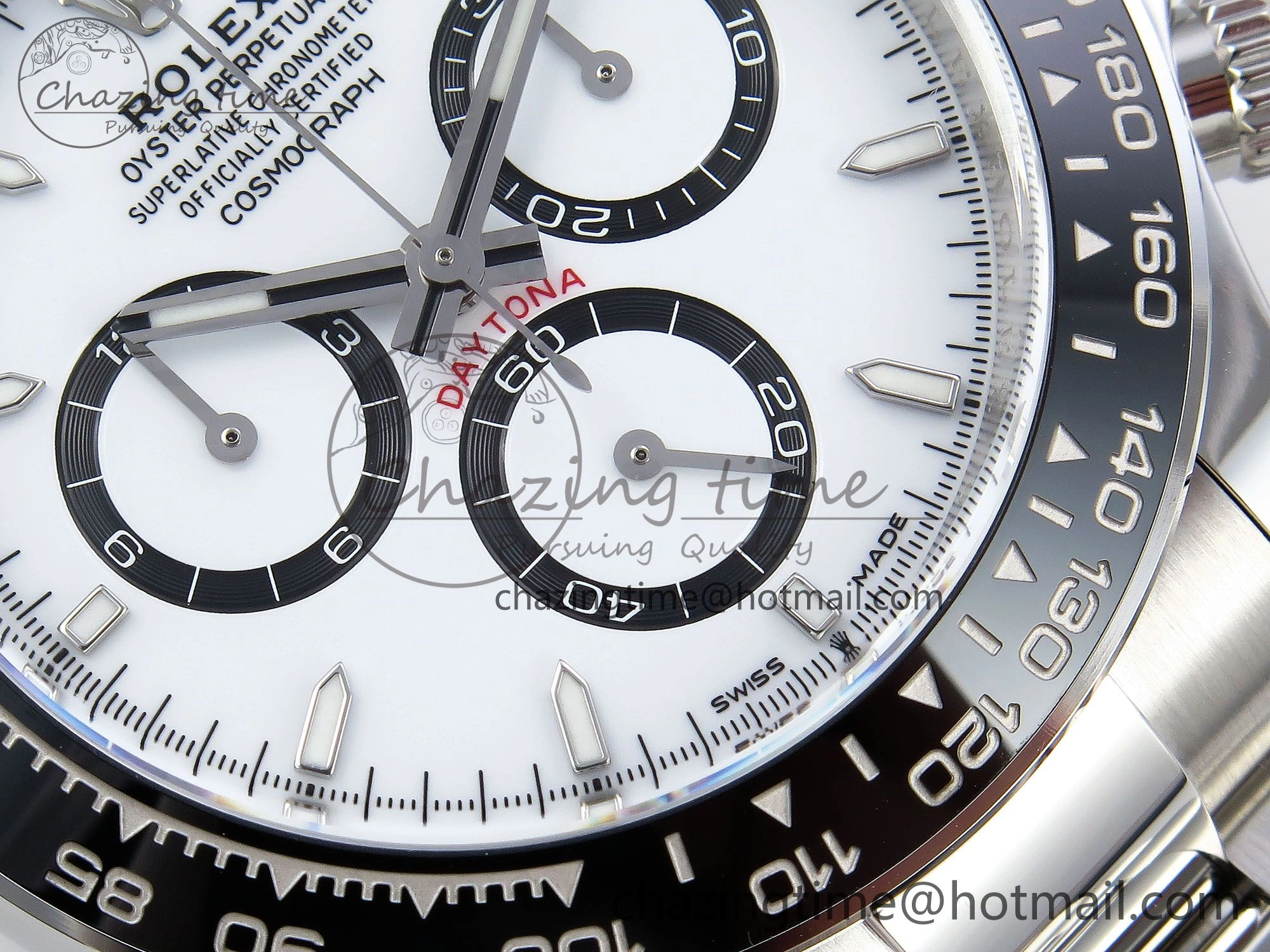 Daytona 126500 Panda Clean 1:1 Best Edition 904L SS Case and Bracelet White Dial DD4131