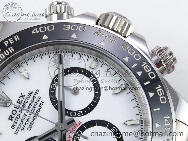Daytona 126500 Panda Clean 1:1 Best Edition 904L SS Case and Bracelet White Dial DD4131
