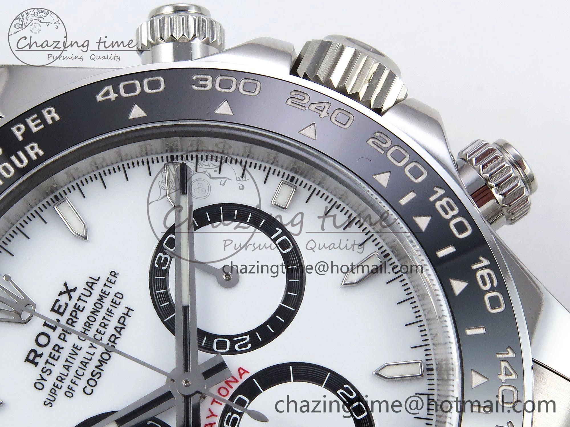 Daytona 126500 Panda Clean 1:1 Best Edition 904L SS Case and Bracelet White Dial DD4131