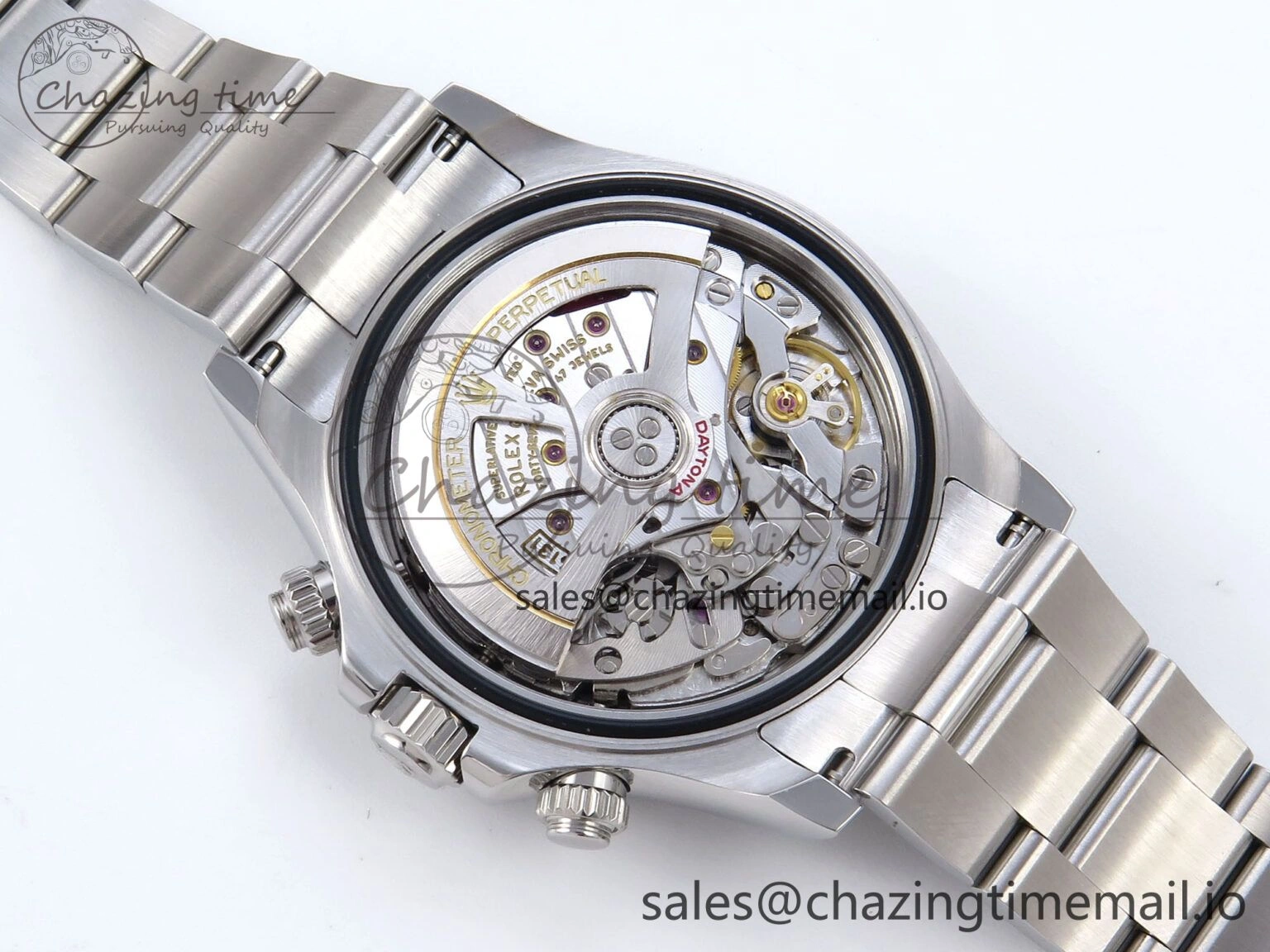 Daytona 126500 QF+ 1:1 Best Edition 904L Steel Black Dial on SS Bracelet SH4131