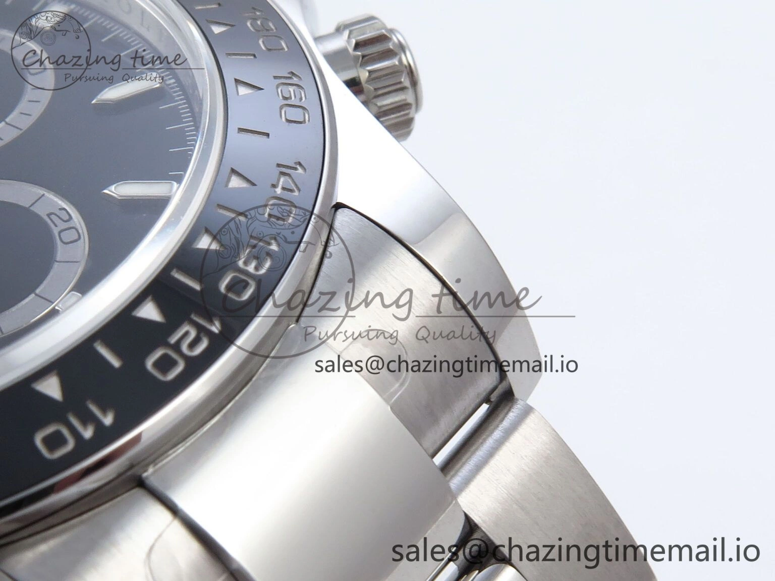 Daytona 126500 QF+ 1:1 Best Edition 904L Steel Black Dial on SS Bracelet SH4131