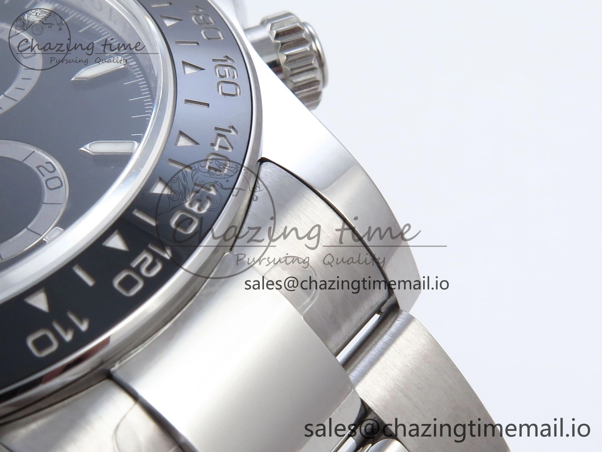 Daytona 126500 QF+ 1:1 Best Edition 904L Steel Black Dial on SS Bracelet SH4131