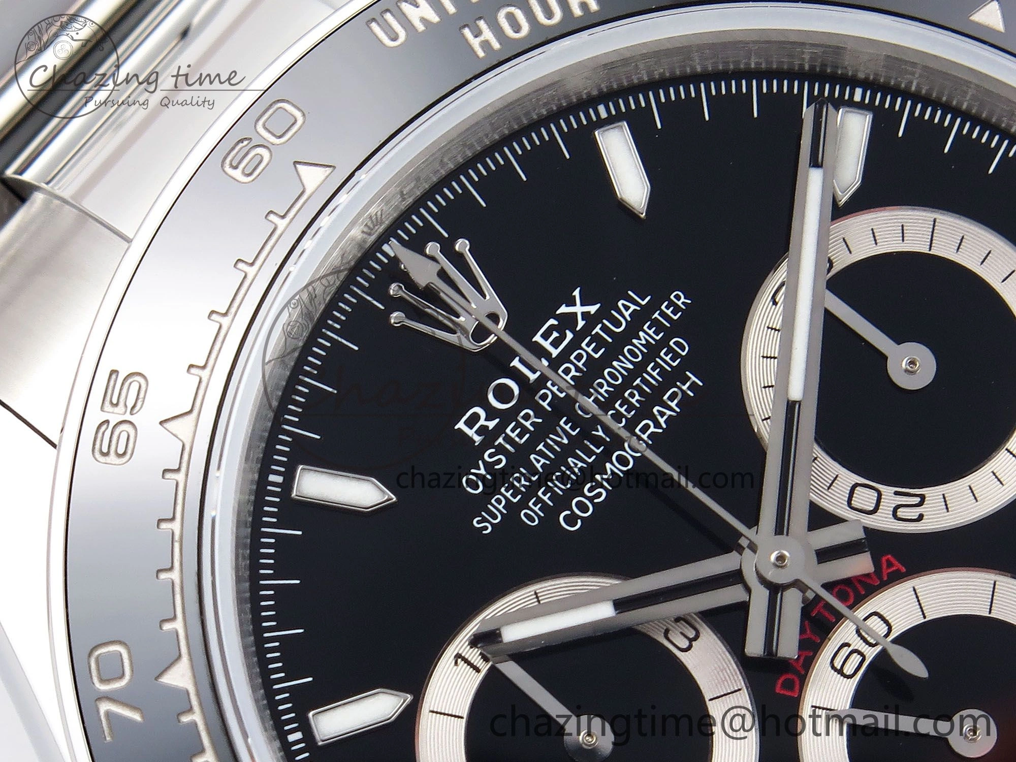 Daytona 126500 QF 1:1 Best Edition 904L Steel Black Dial on SS Braclet SH4131 V5