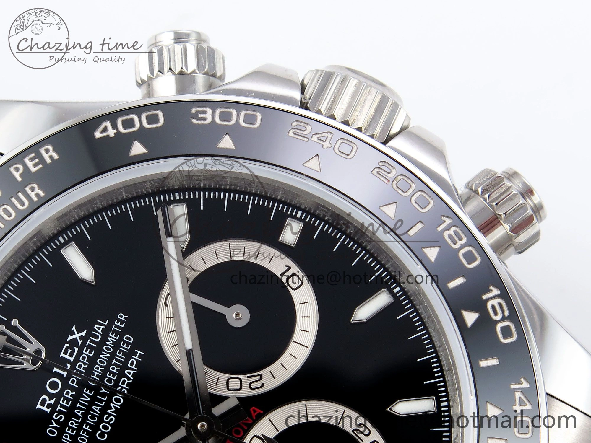 Daytona 126500 QF 1:1 Best Edition 904L Steel Black Dial on SS Braclet SH4131 V5