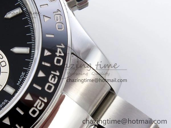 Daytona 126500 QF 1:1 Best Edition 904L Steel Black Dial on SS Braclet SH4131 V5
