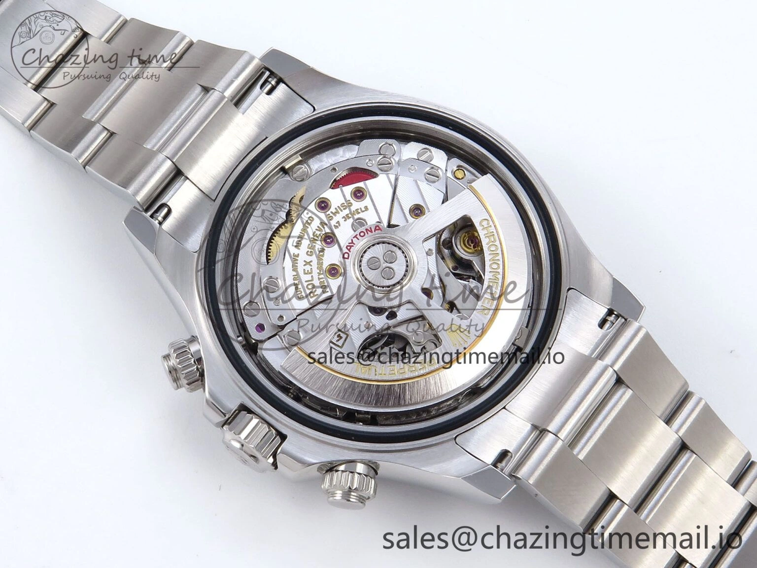 Daytona 126500 QF+ 1:1 Best Edition 904L Steel White Dial on SS Bracelet SH4131