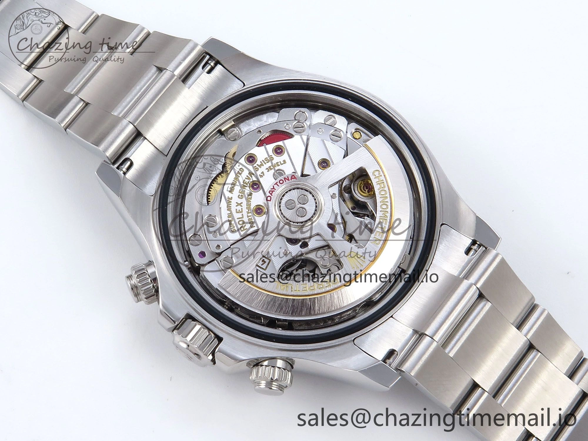 Daytona 126500 QF+ 1:1 Best Edition 904L Steel White Dial on SS Bracelet SH4131