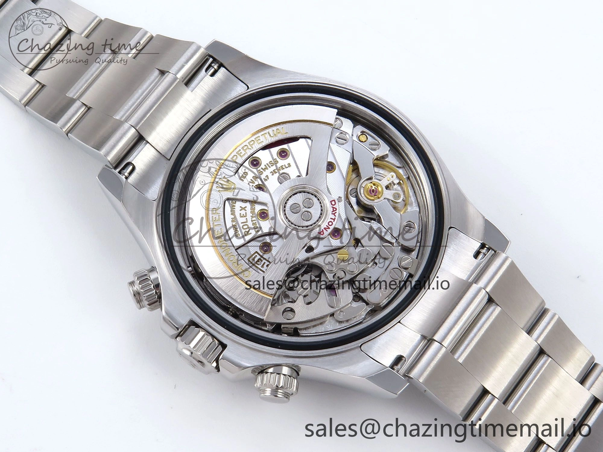 Daytona 126500 QF+ 1:1 Best Edition 904L Steel White Dial on SS Bracelet SH4131