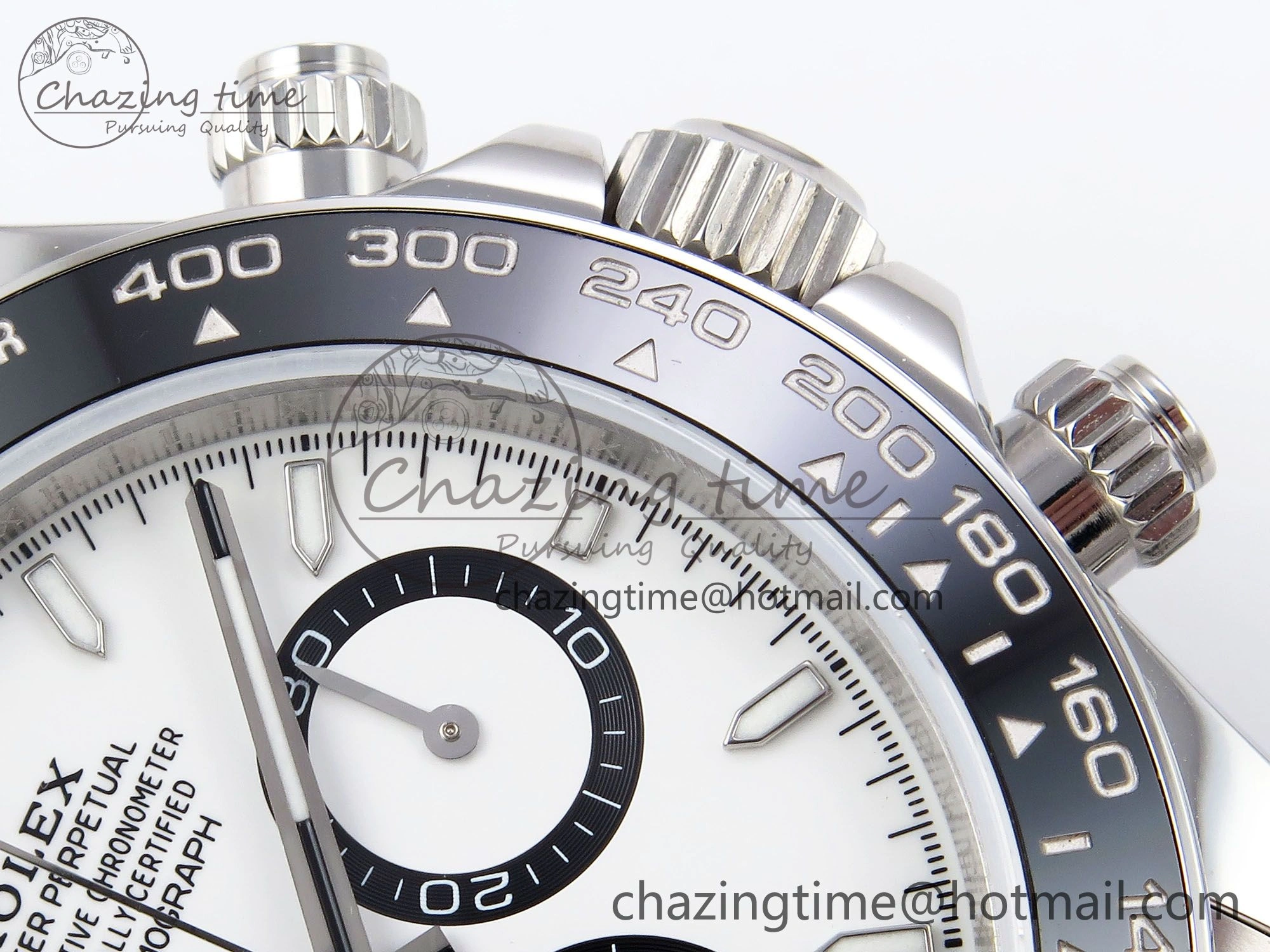 Daytona 126500 QF 1:1 Best Edition 904L Steel White Dial on SS Braclet SH4131 V5