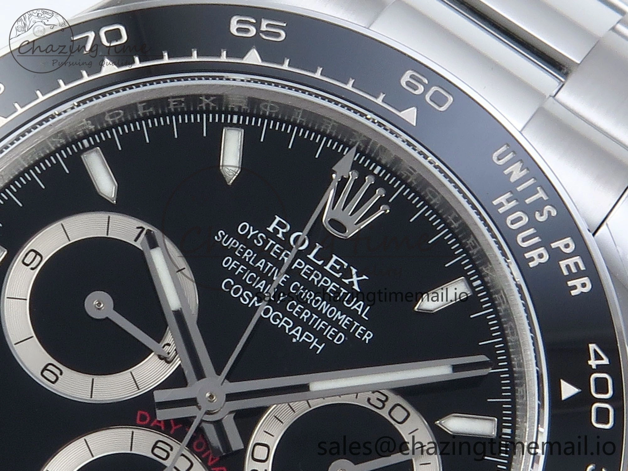 Daytona 126500 QF 1:1 Best Edition Black Dial on SS Bracelet Strap SH4131 V5
