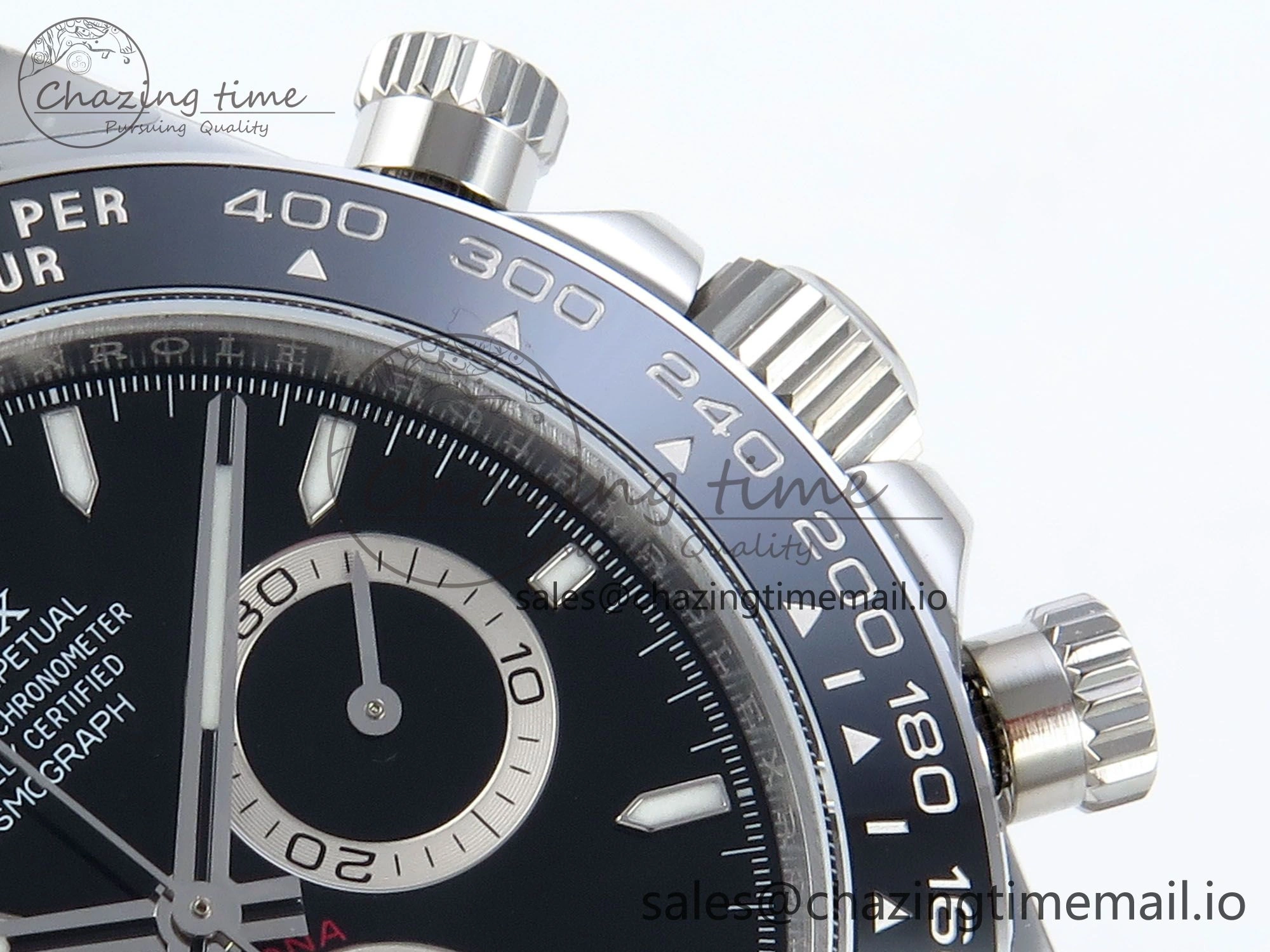 Daytona 126500 QF 1:1 Best Edition Black Dial on SS Bracelet Strap SH4131 V5