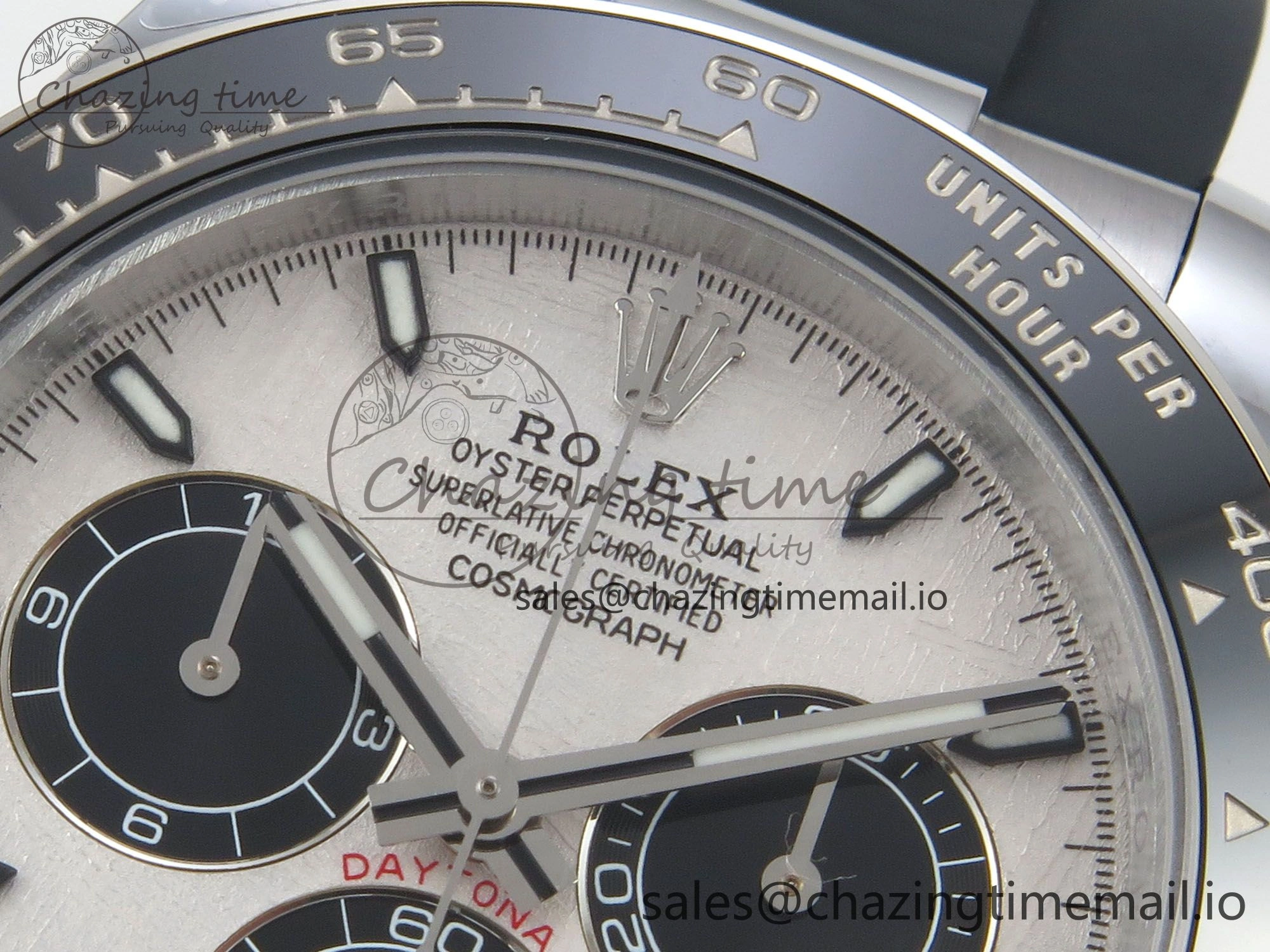 Daytona 126500 QF 1:1 Best Edition Meteorite Stick Dial on Oysterflex Strap SH4131 V10(Gain Weight)