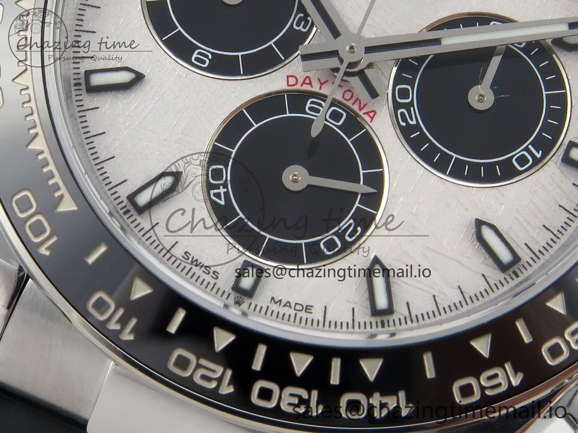 Daytona 126500 QF 1:1 Best Edition Meteorite Stick Dial on Oysterflex Strap SH4131 V10(Gain Weight)