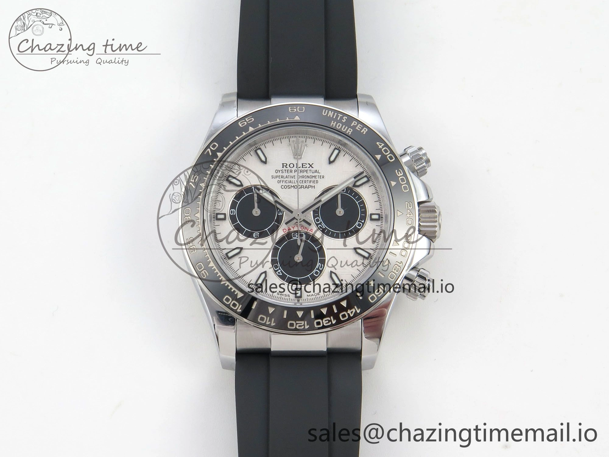Daytona 126500 QF 1:1 Best Edition Meteorite Stick Dial on Oysterflex Strap SH4131 V10(Gain Weight)
