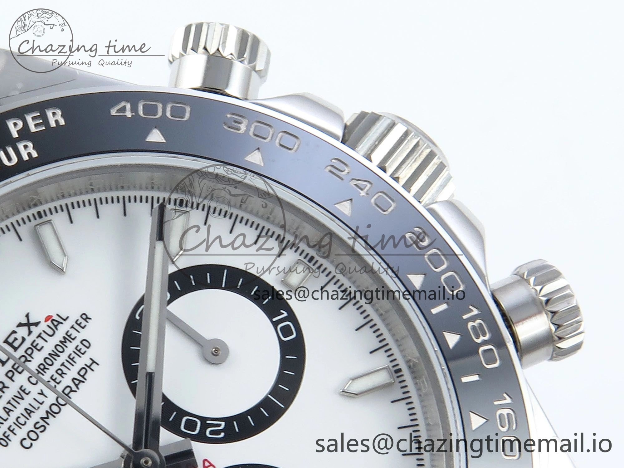 Daytona 126500 QF 1:1 Best Edition White Dial on SS Bracelet Strap SH4131 V5