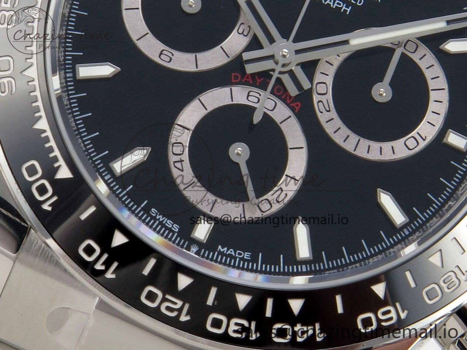 Daytona 126500 THBF 1:1 Best Edition 904L Steel Black Dial on SS Bracelet SH4131