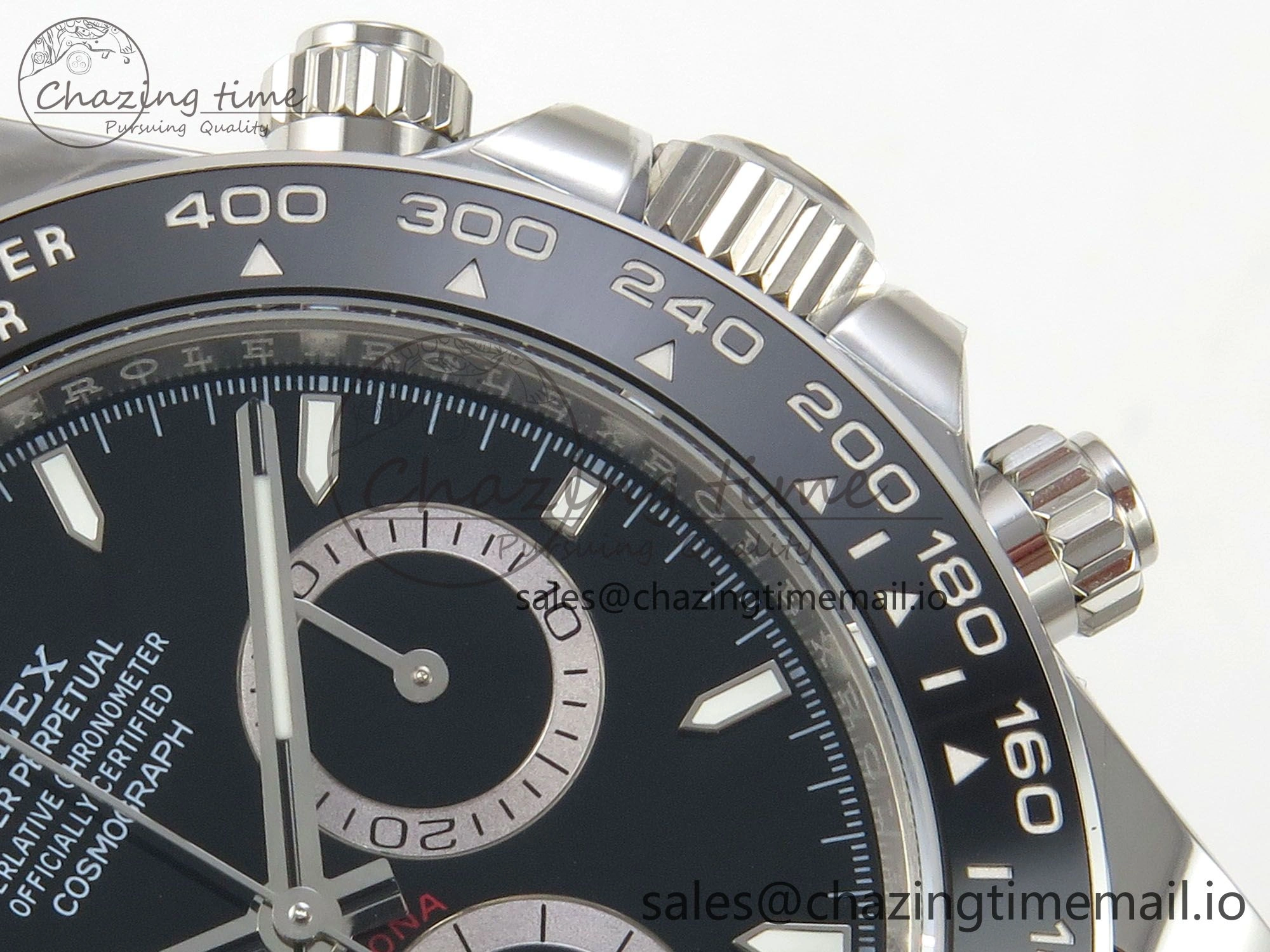 Daytona 126500 THBF 1:1 Best Edition 904L Steel Black Dial on SS Bracelet SH4131