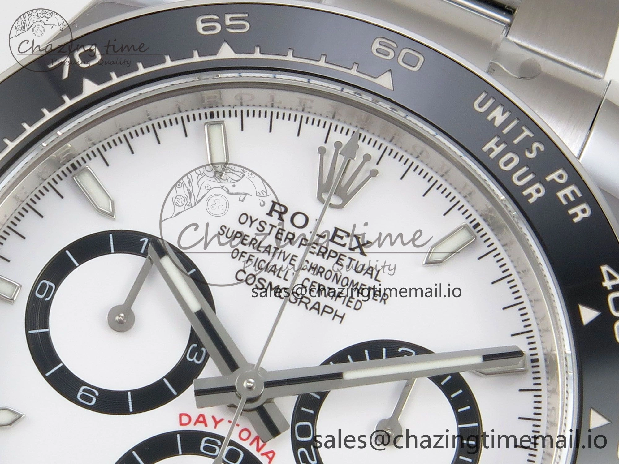 Daytona 126500 THBF 1:1 Best Edition 904L Steel White Dial on SS Bracelet SH4131