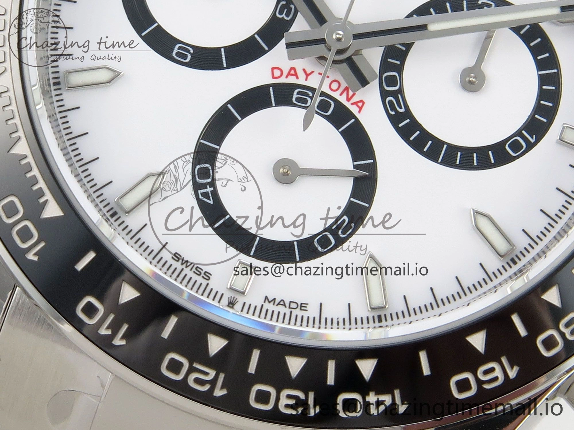 Daytona 126500 THBF 1:1 Best Edition 904L Steel White Dial on SS Bracelet SH4131
