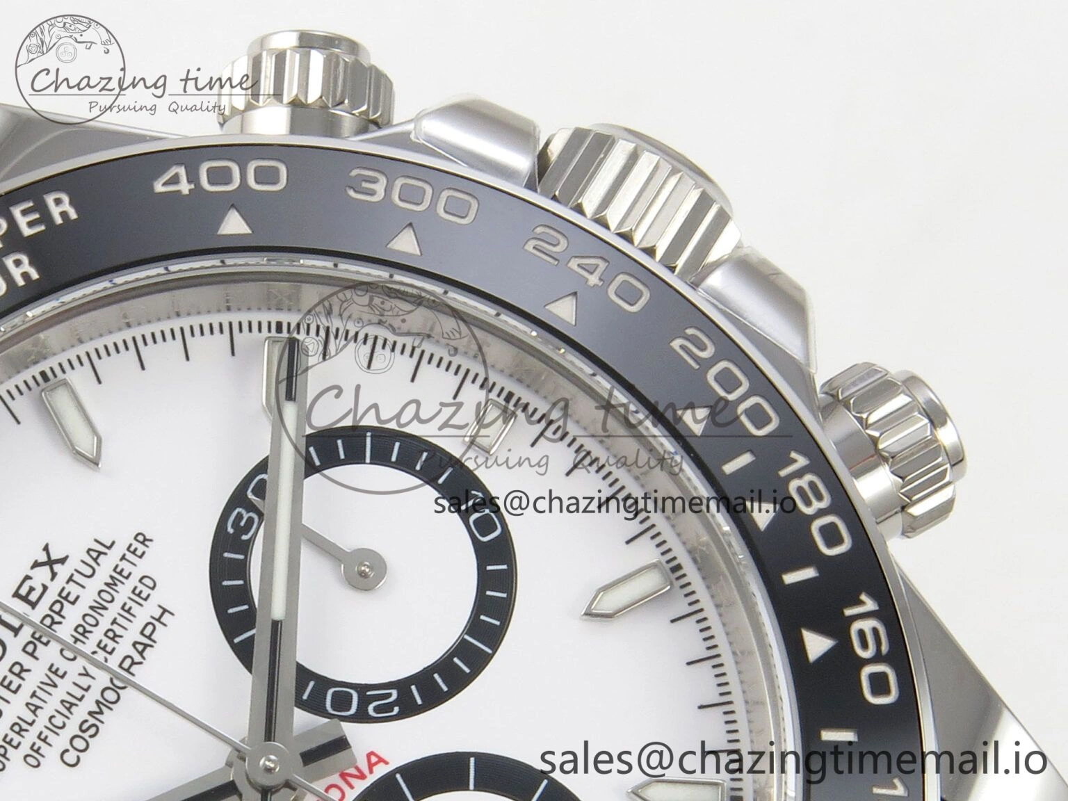 Daytona 126500 THBF 1:1 Best Edition 904L Steel White Dial on SS Bracelet SH4131