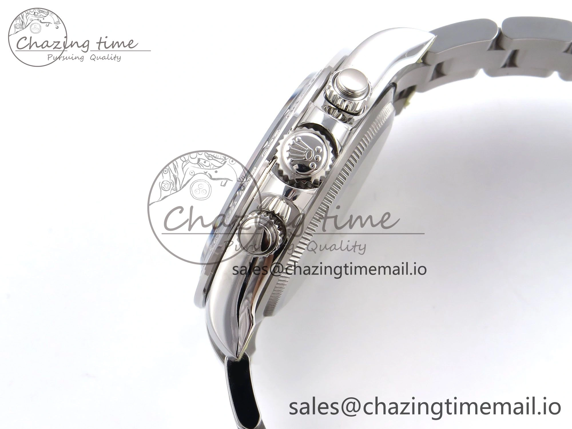 Daytona 126500 VSF 1:1 Best Edition 904L Steel White Dial on SS Braclet DD4131
