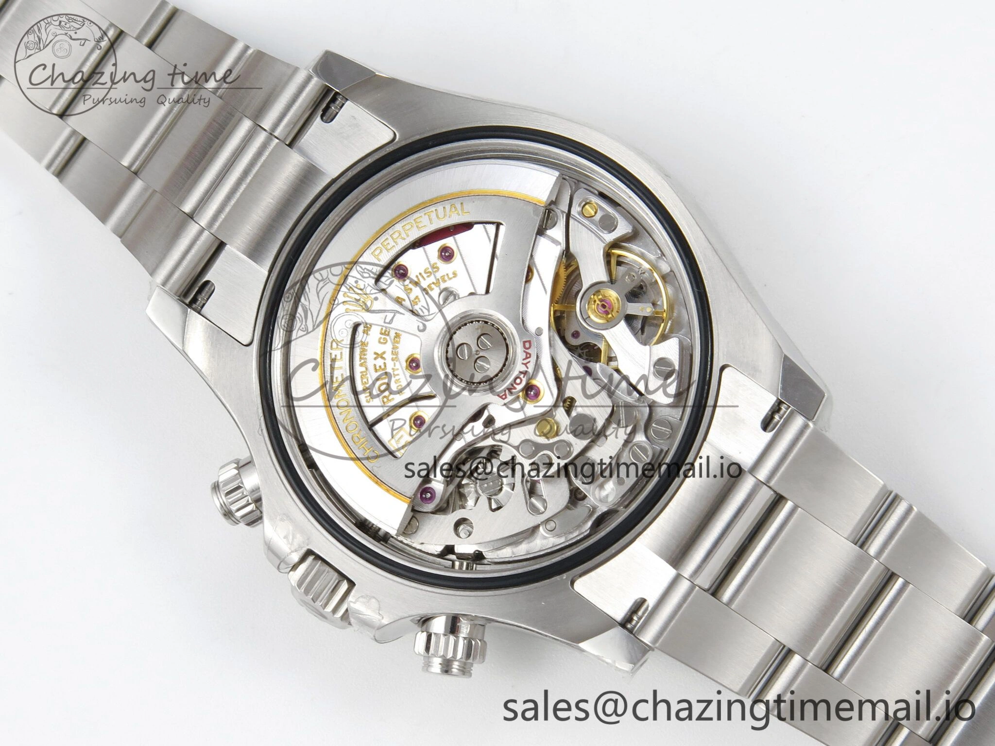 Daytona 126500 VSF 1:1 Best Edition 904L Steel White Dial on SS Braclet DD4131