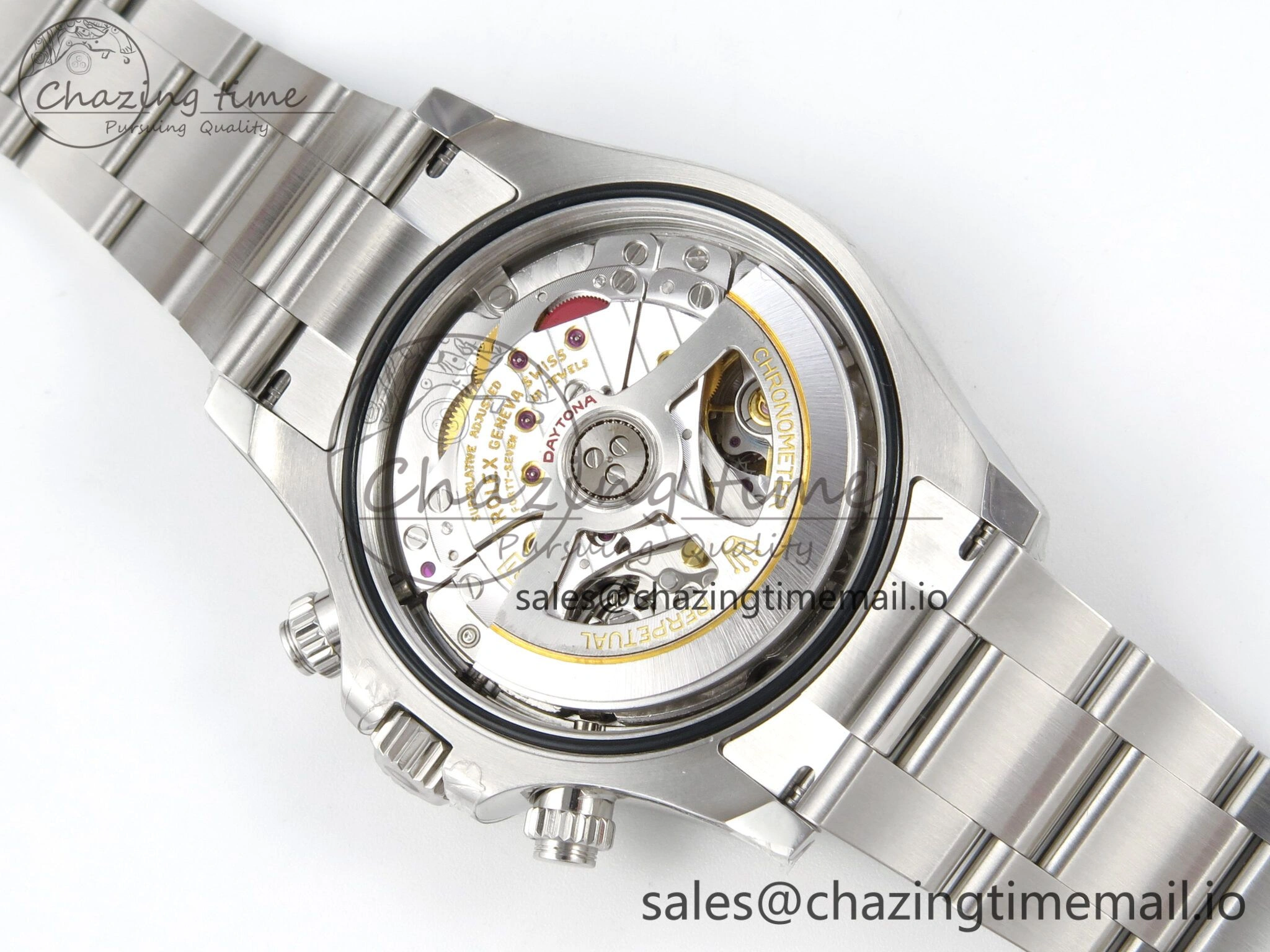 Daytona 126500 VSF 1:1 Best Edition 904L Steel White Dial on SS Braclet DD4131