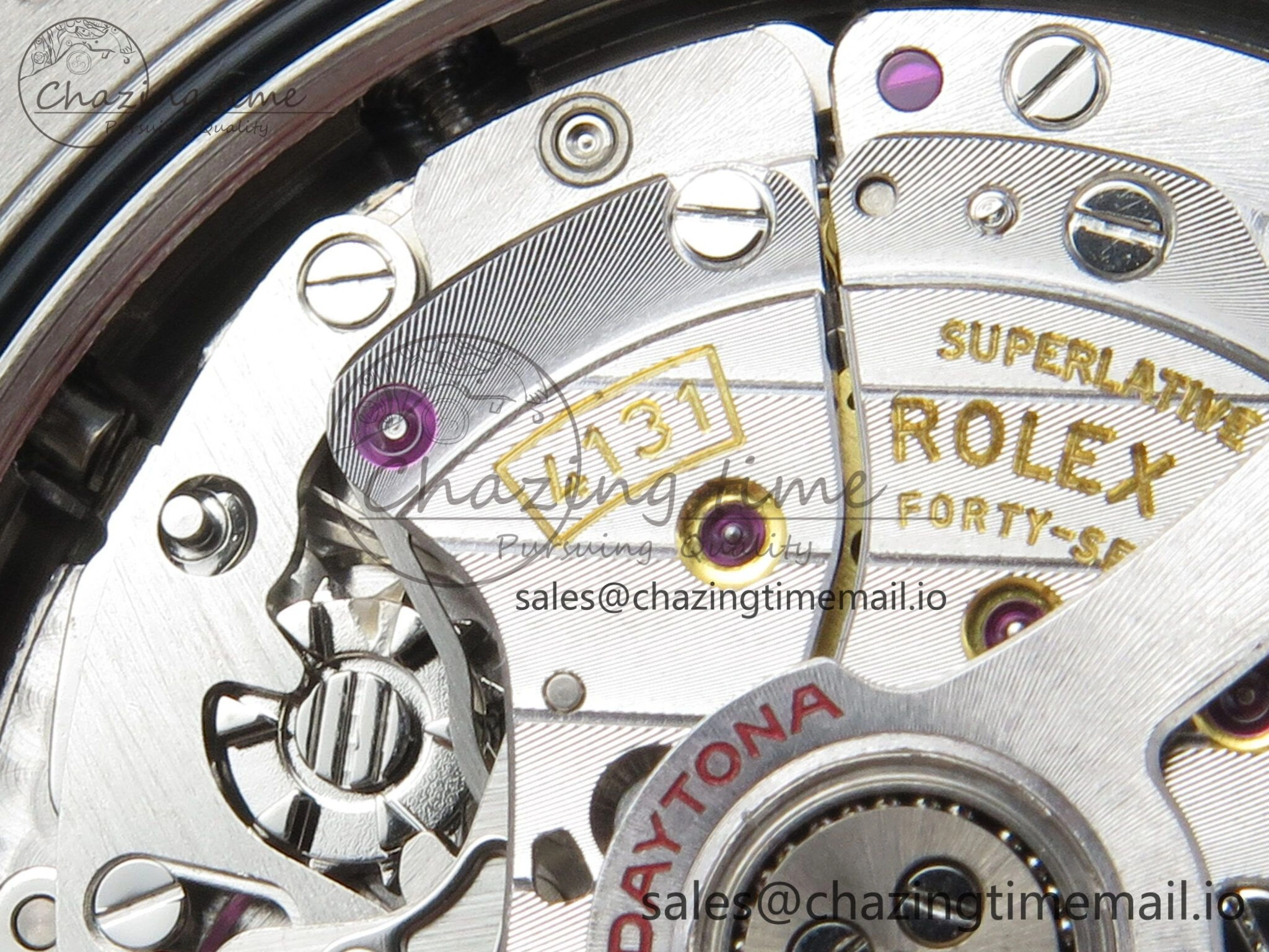 Daytona 126500 VSF 1:1 Best Edition 904L Steel White Dial on SS Braclet DD4131