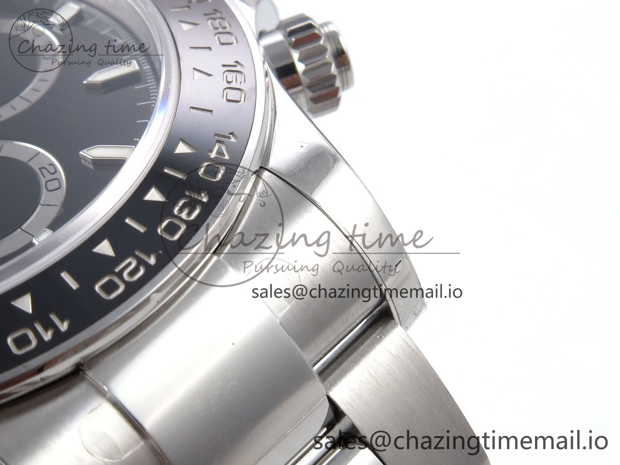 Daytona 126500 ZF 1:1 Best Edition 904L Steel Black Dial on SS Braclet SH4131