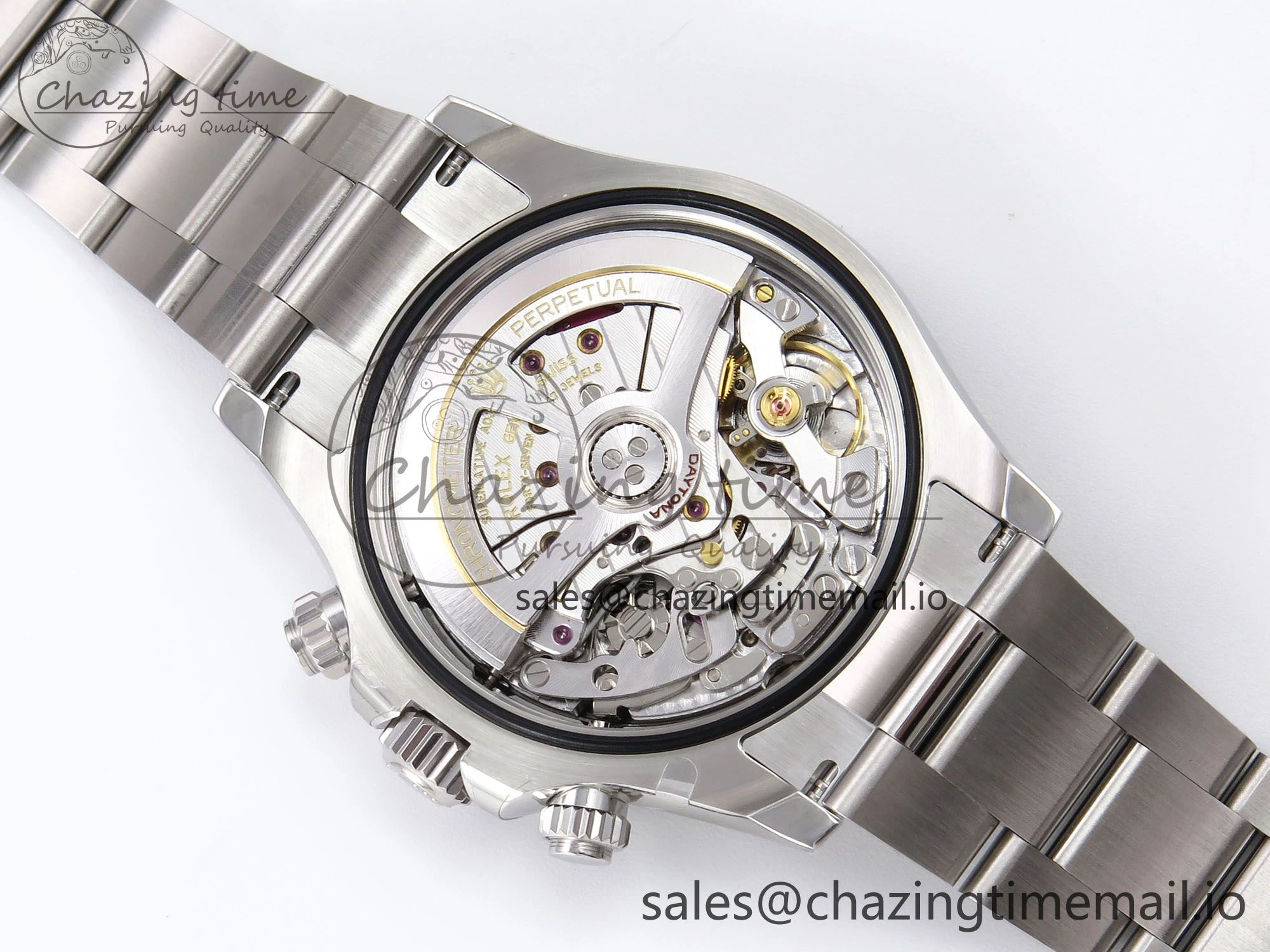 Daytona 126500 ZF 1:1 Best Edition 904L Steel Black Dial on SS Braclet SH4131
