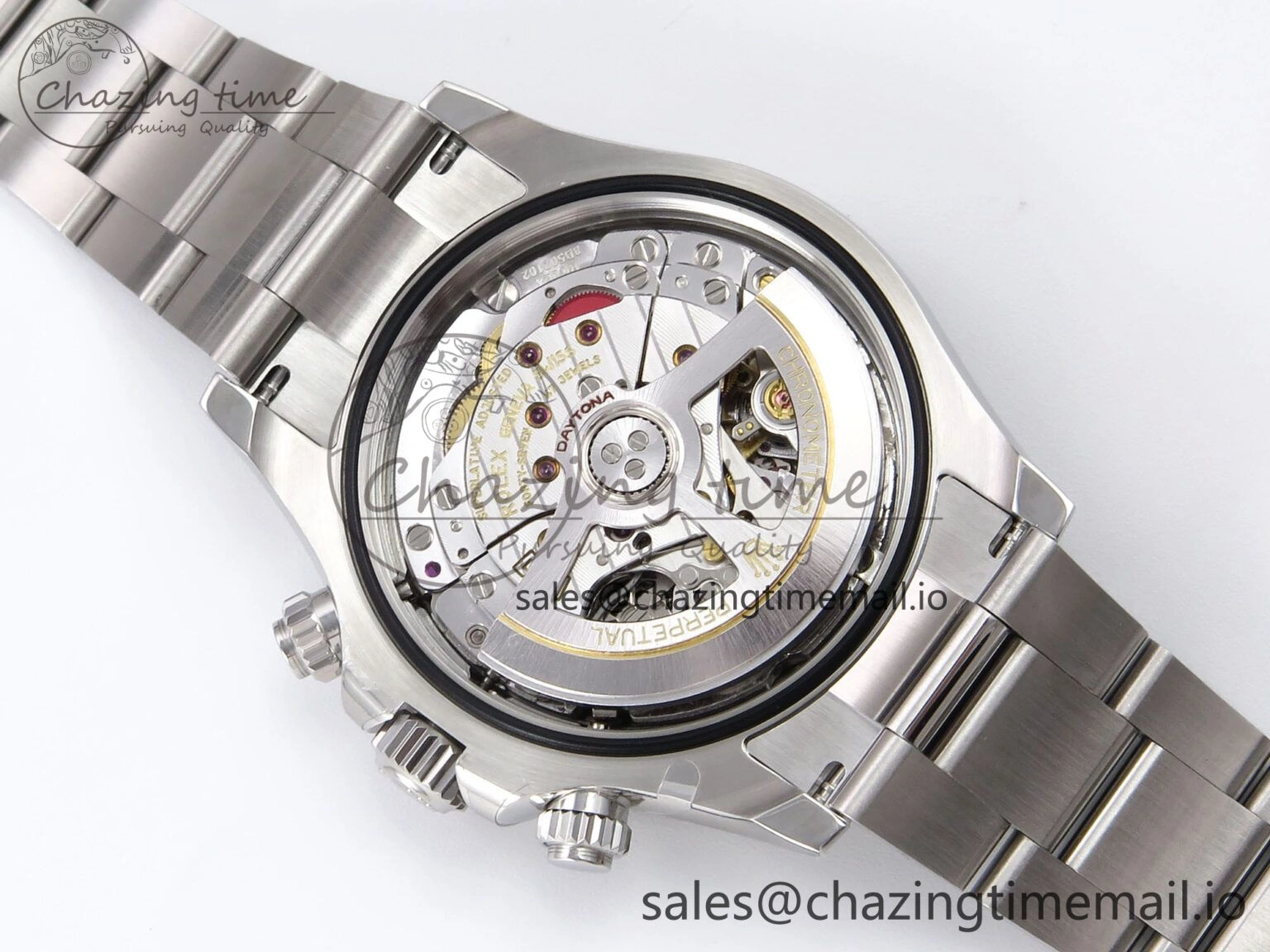 Daytona 126500 ZF 1:1 Best Edition 904L Steel White Dial on SS Braclet SH4131