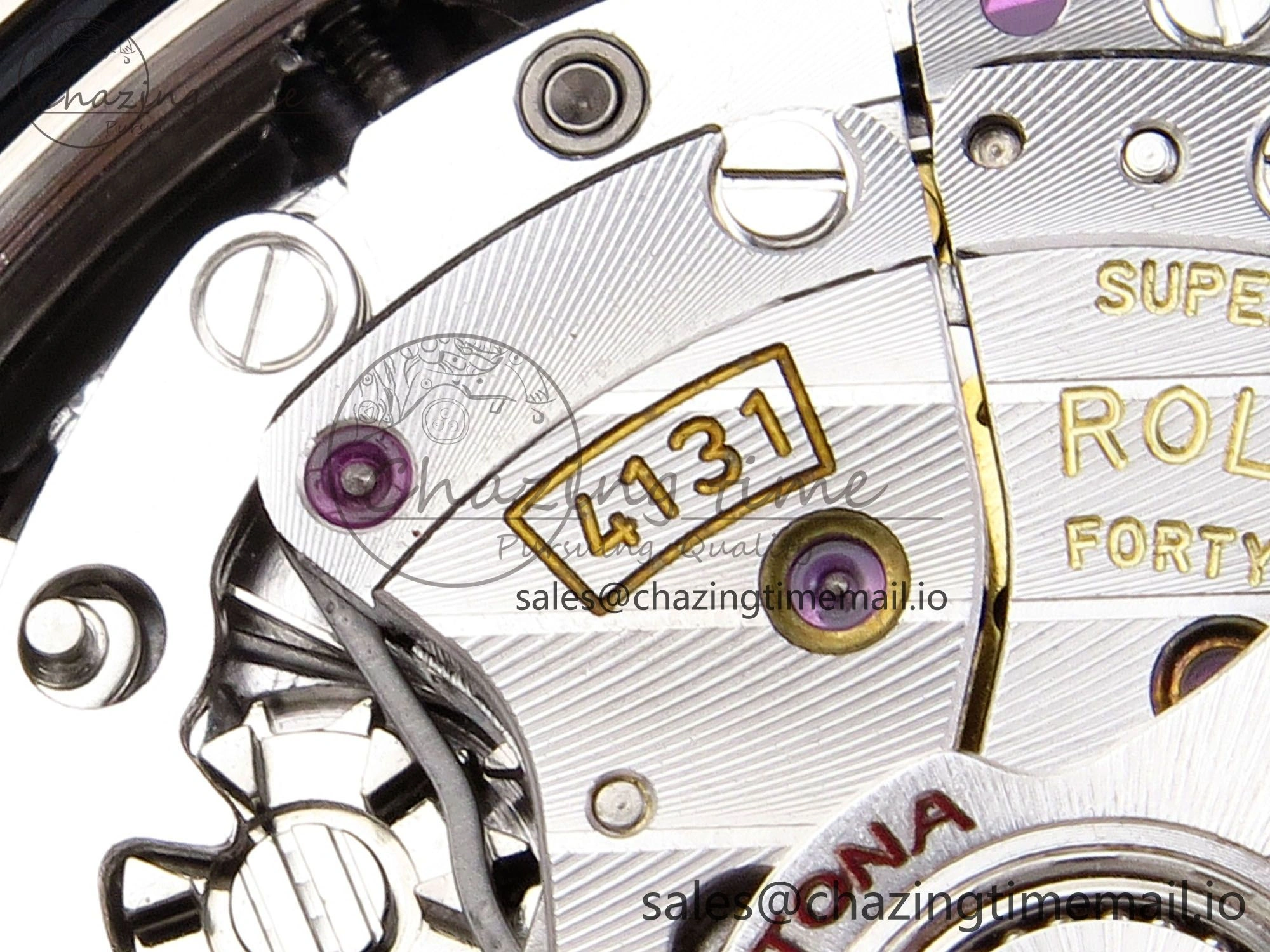 Daytona 126500 ZF 1:1 Best Edition 904L Steel White Dial on SS Braclet SH4131
