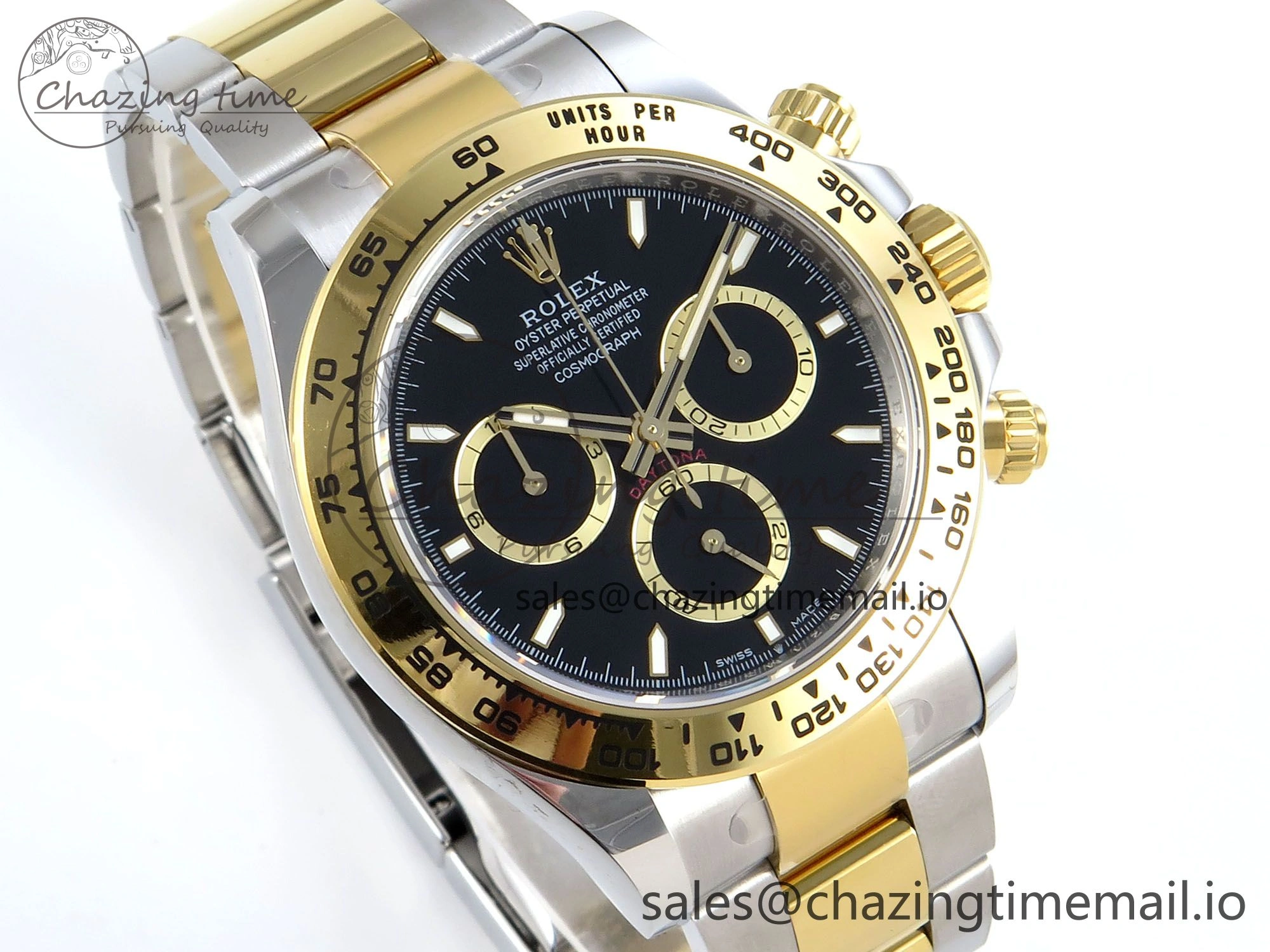 Daytona 126503 APSF 1:1 Best Edition Black Dial on SS YG Braclet SH4131