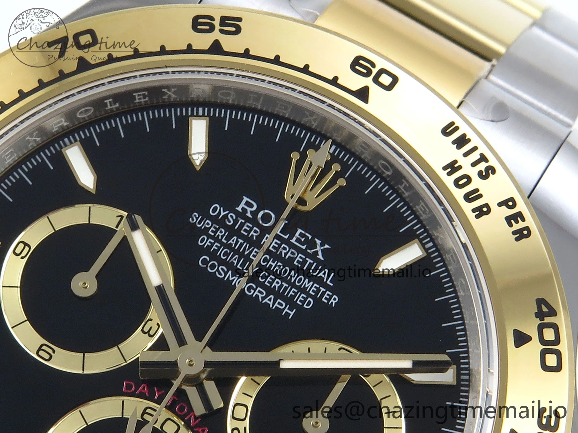 Daytona 126503 APSF 1:1 Best Edition Black Dial on SS YG Braclet SH4131
