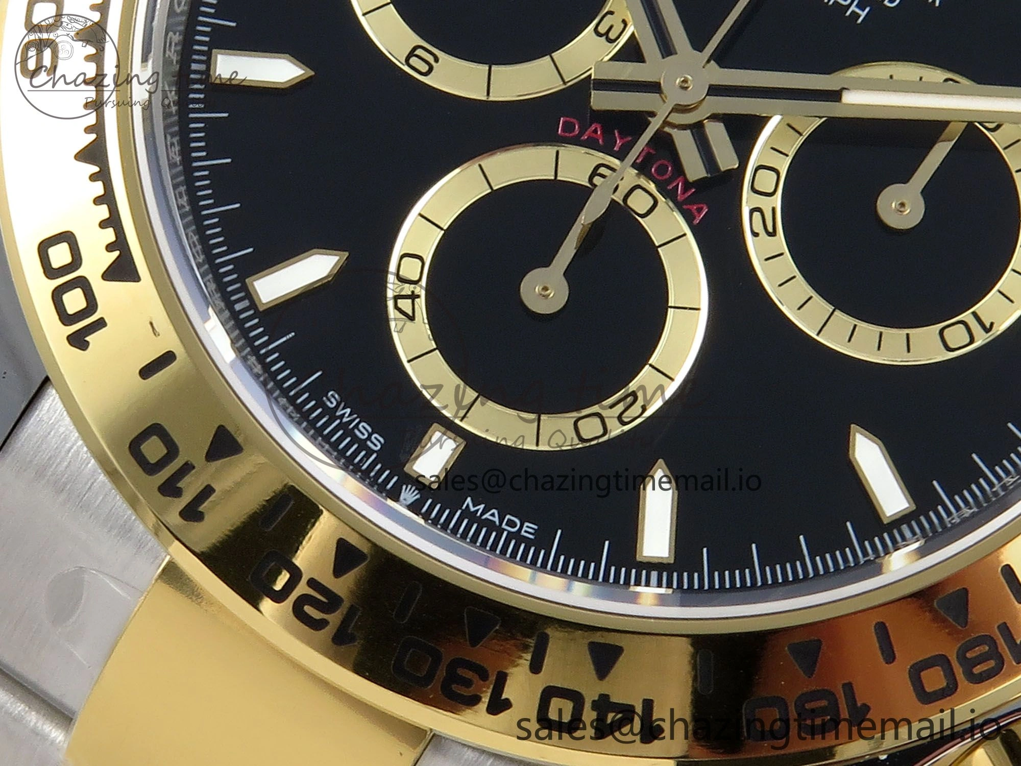 Daytona 126503 APSF 1:1 Best Edition Black Dial on SS YG Braclet SH4131