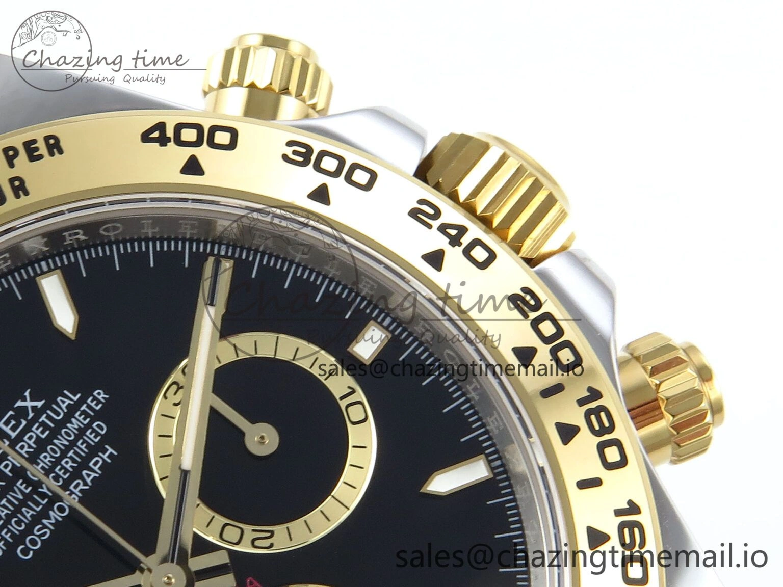 Daytona 126503 APSF 1:1 Best Edition Black Dial on SS YG Braclet SH4131