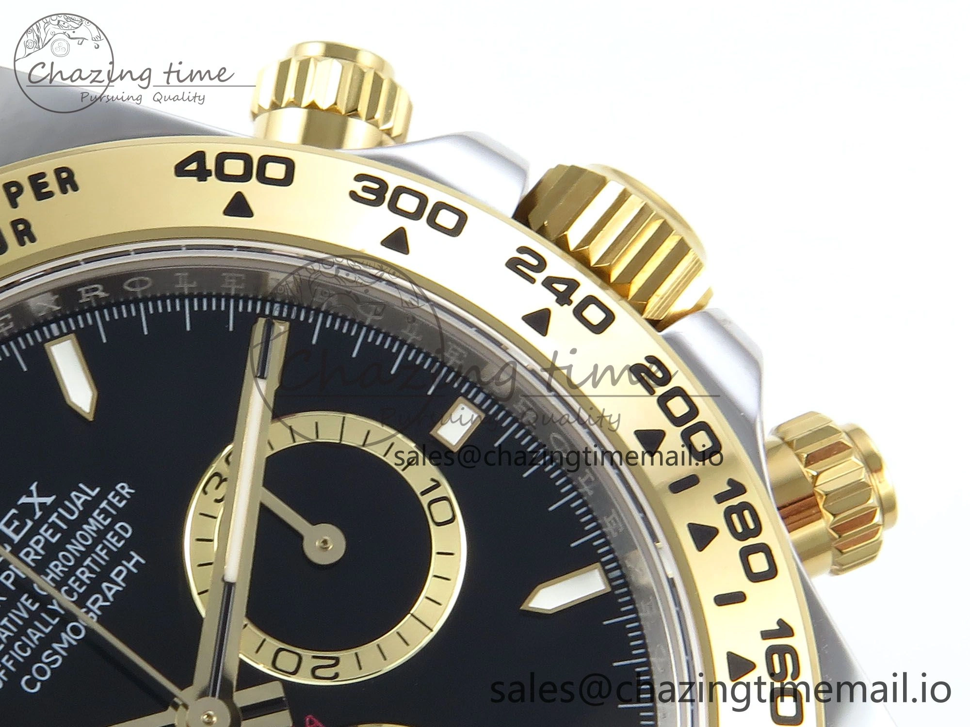 Daytona 126503 APSF 1:1 Best Edition Black Dial on SS YG Braclet SH4131