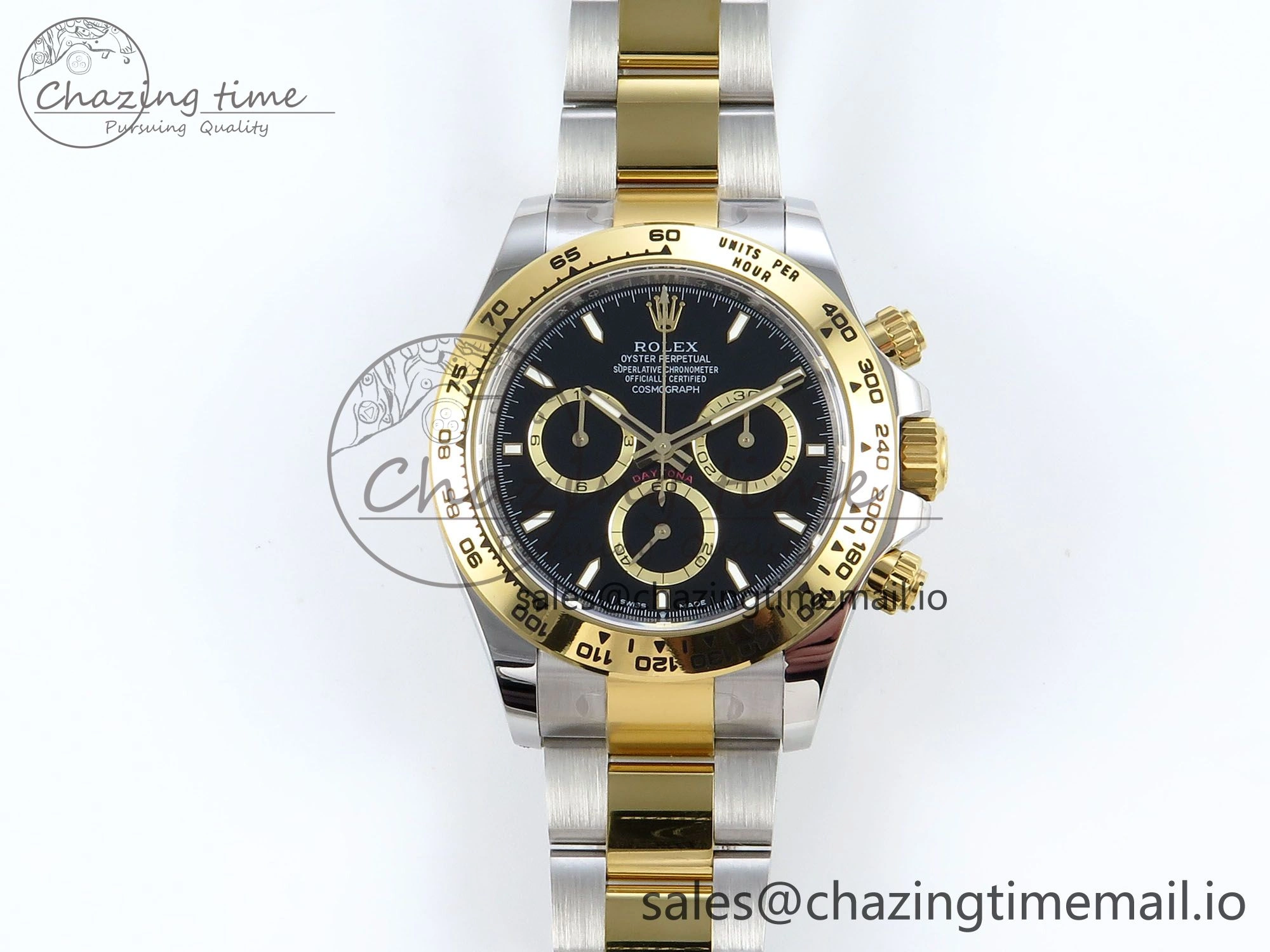 Daytona 126503 APSF 1:1 Best Edition Black Dial on SS YG Braclet SH4131