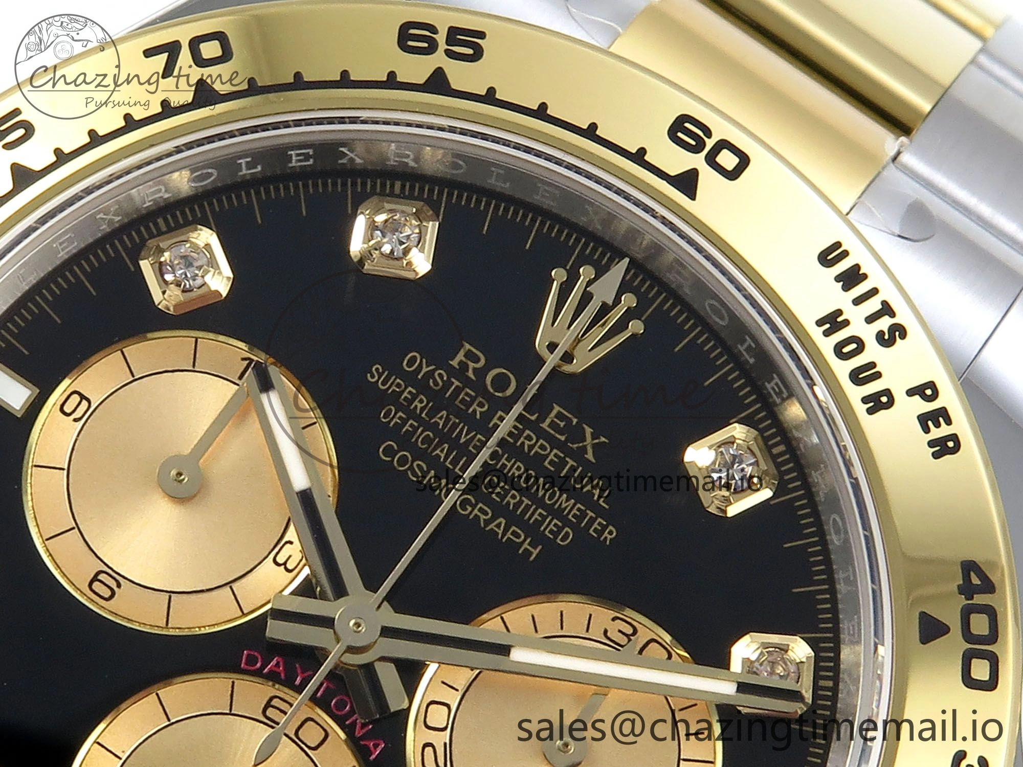 Daytona 126503 APSF 1:1 Best Edition Black YG Dial on SS YG Braclet SH4131