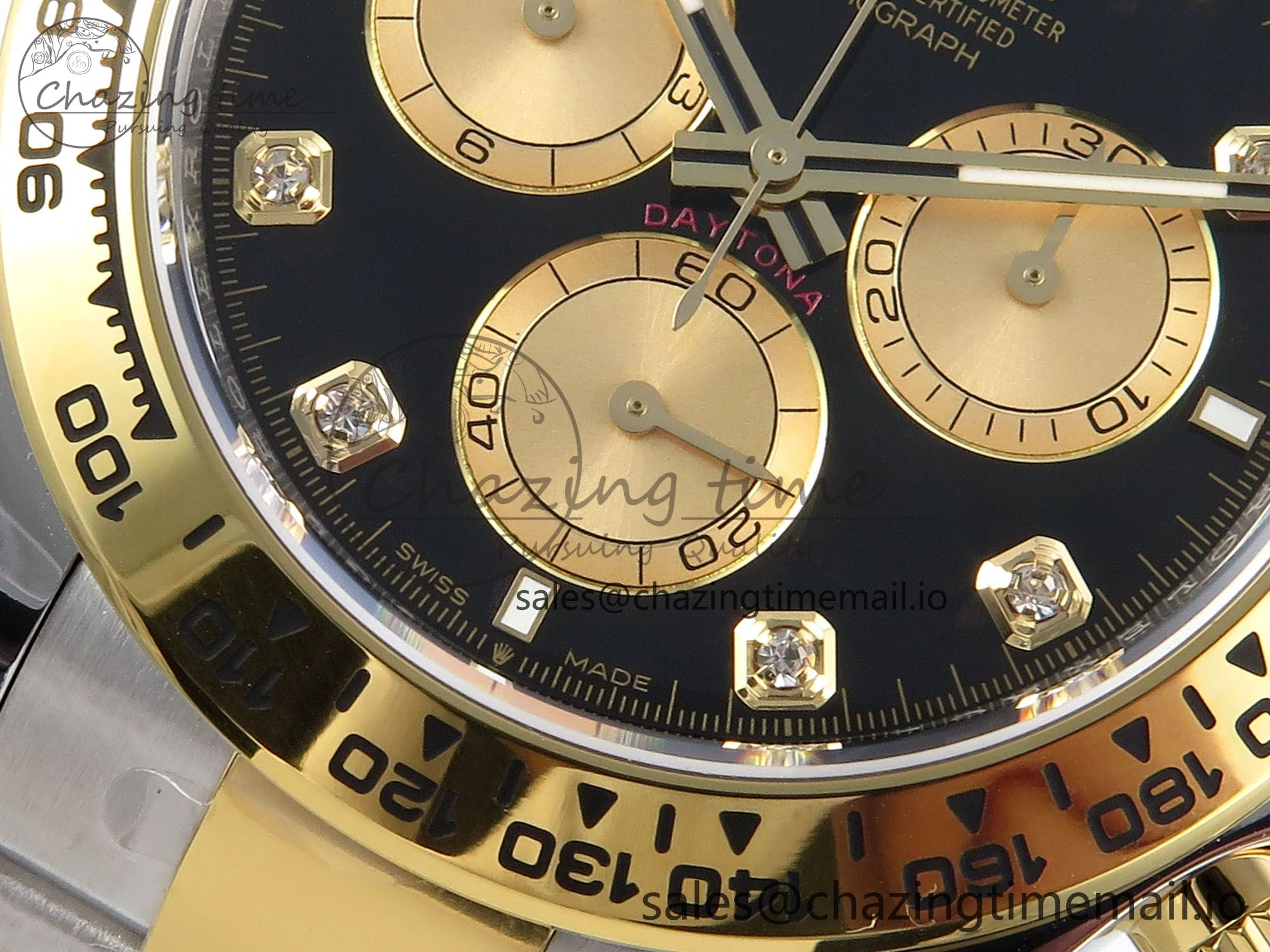 Daytona 126503 APSF 1:1 Best Edition Black YG Dial on SS YG Braclet SH4131