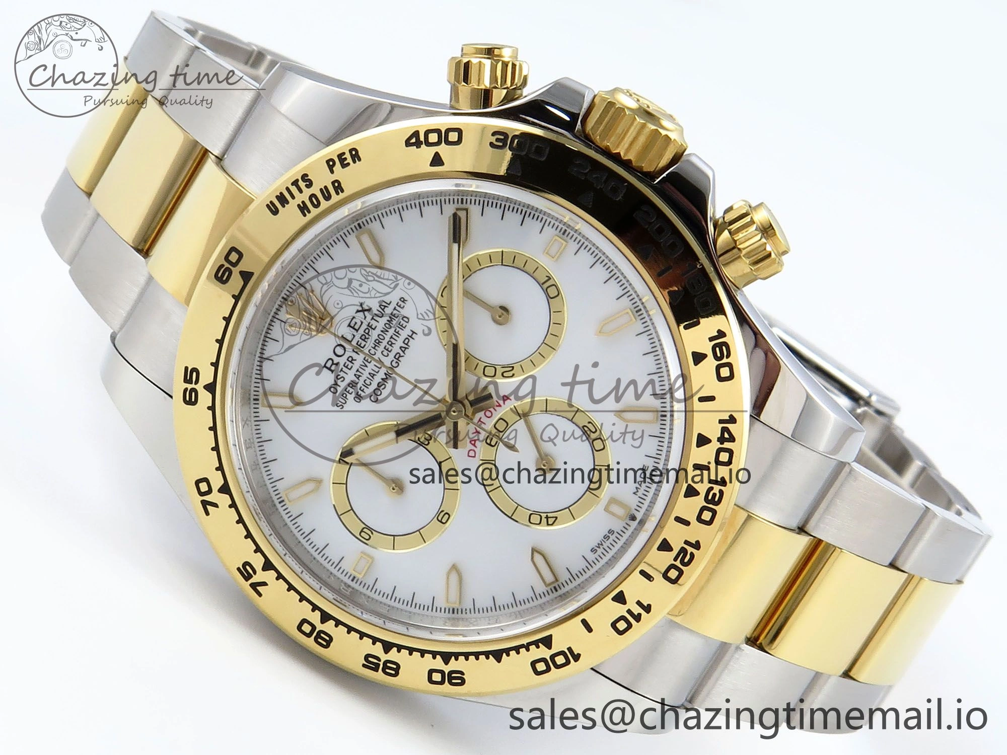 Daytona 126503 APSF 1:1 Best Edition White Dial on SS YG Braclet SH4131