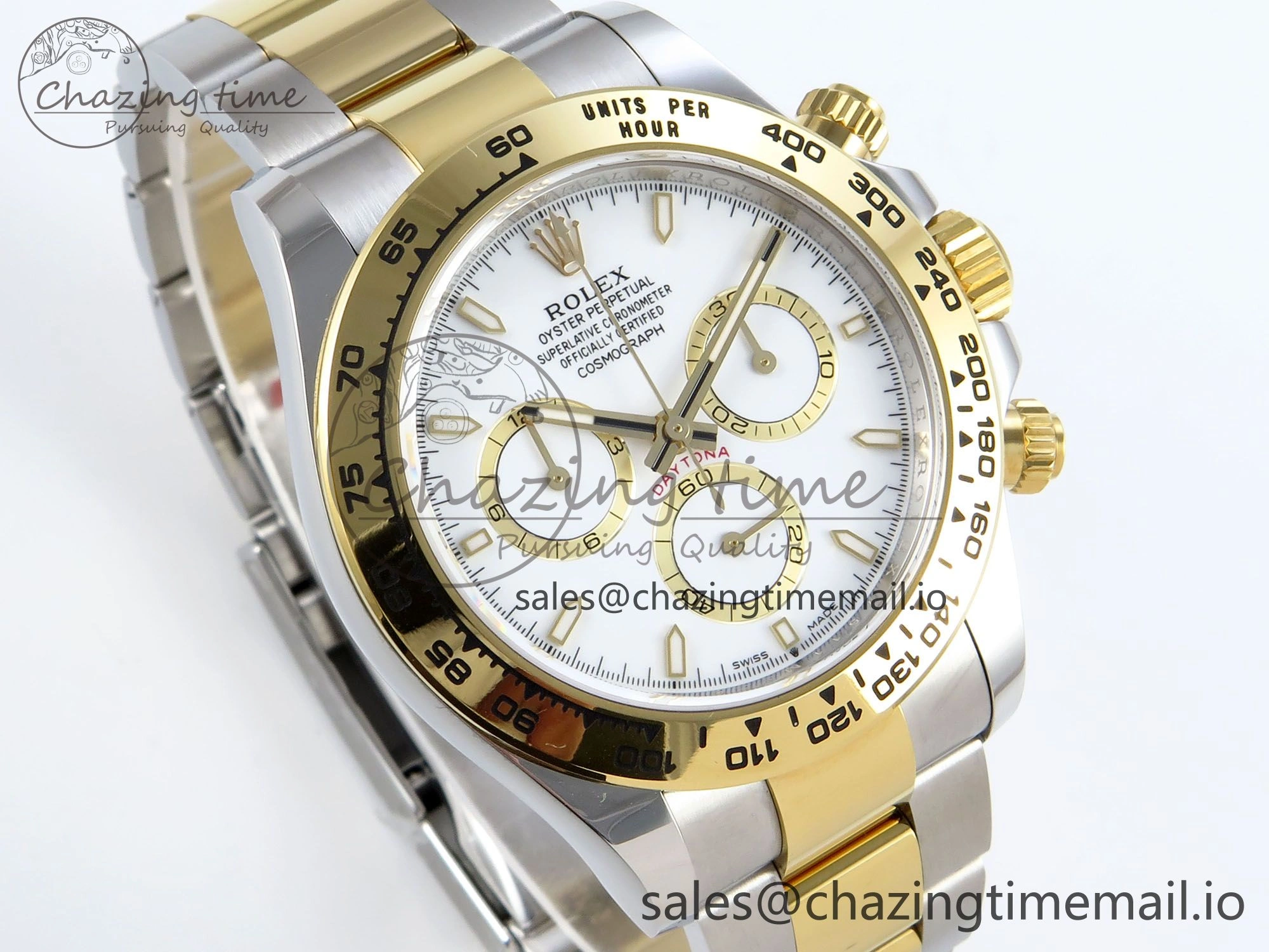 Daytona 126503 APSF 1:1 Best Edition White Dial on SS YG Braclet SH4131
