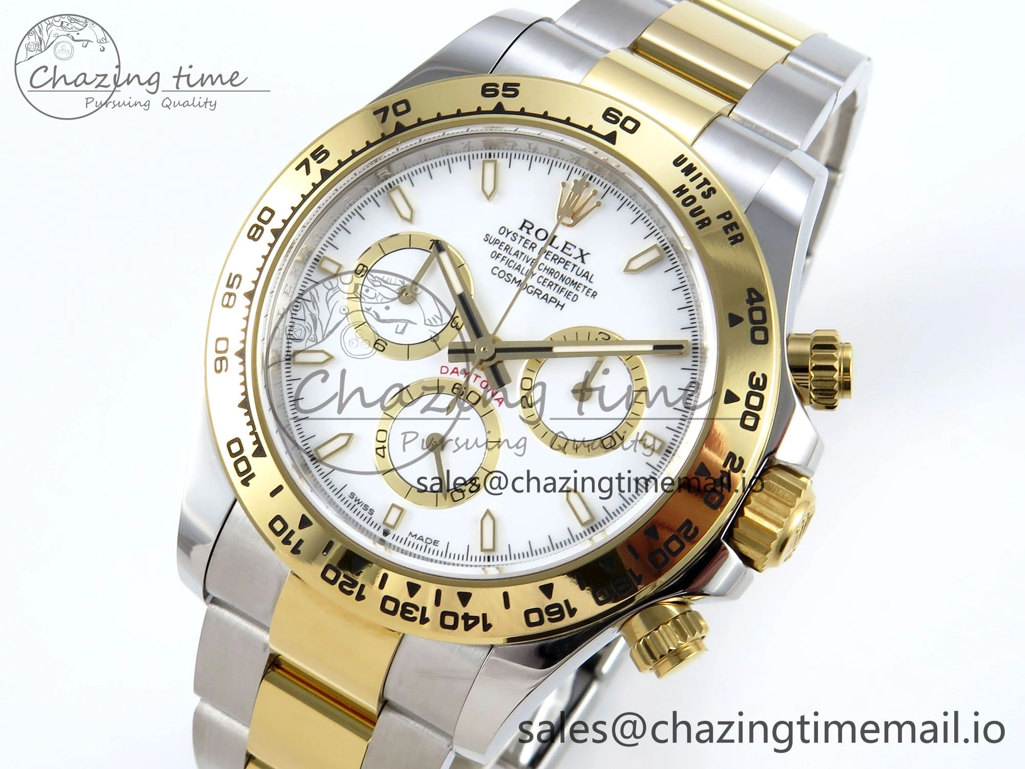 Daytona 126503 APSF 1:1 Best Edition White Dial on SS YG Braclet SH4131
