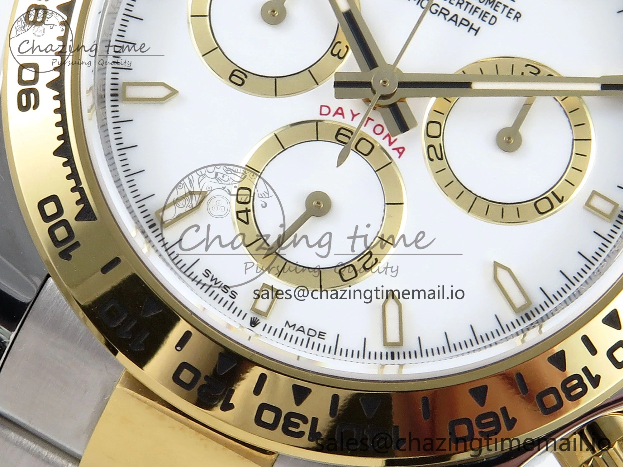 Daytona 126503 APSF 1:1 Best Edition White Dial on SS YG Braclet SH4131