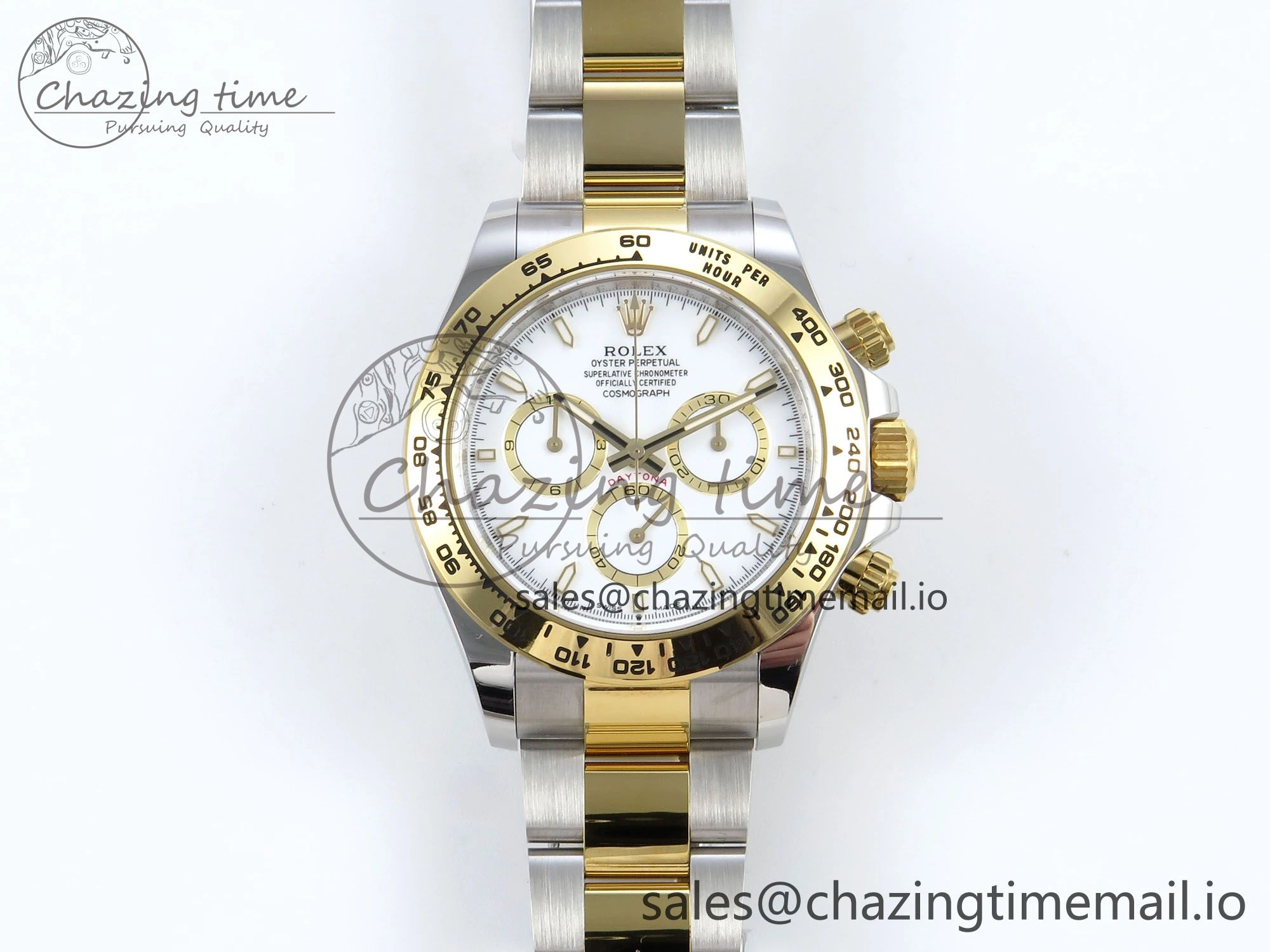 Daytona 126503 APSF 1:1 Best Edition White Dial on SS YG Braclet SH4131