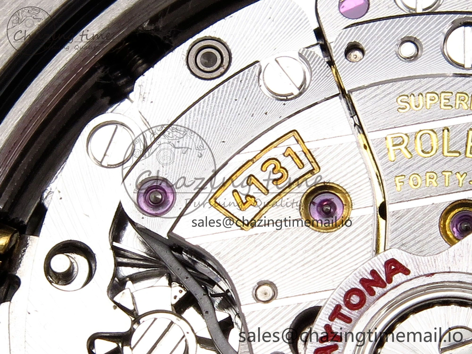 Daytona 126503 APSF 1:1 Best Edition YG Black Diamonds Dial on YG SS Bracelet SH4131